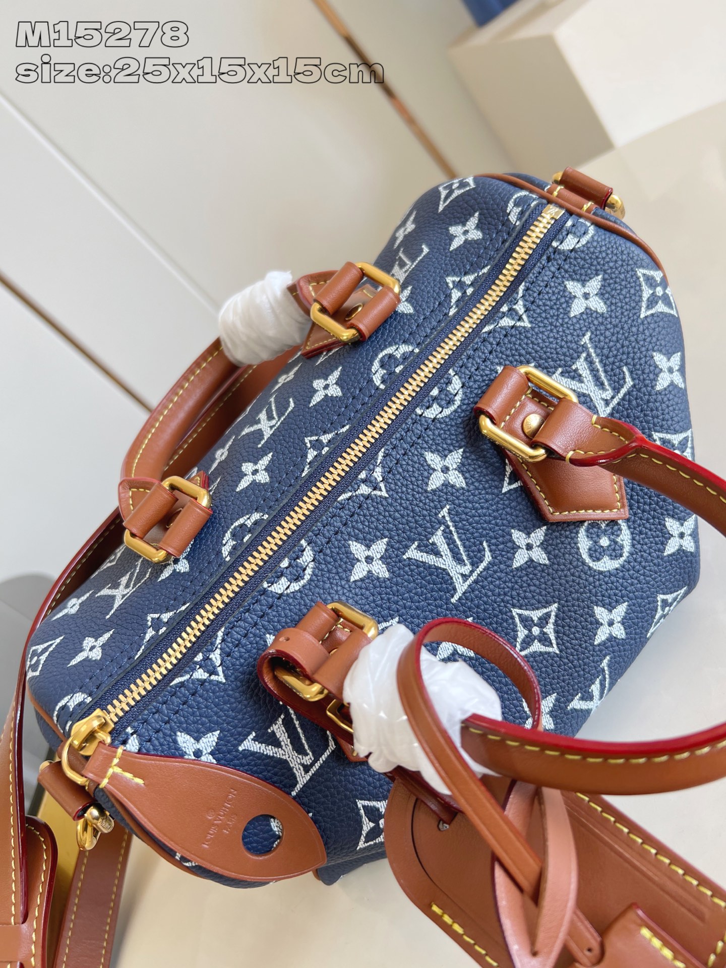 【顶级原单 M15278宝蓝 】本款 Speedy  Bandoulière 25 Monogram L