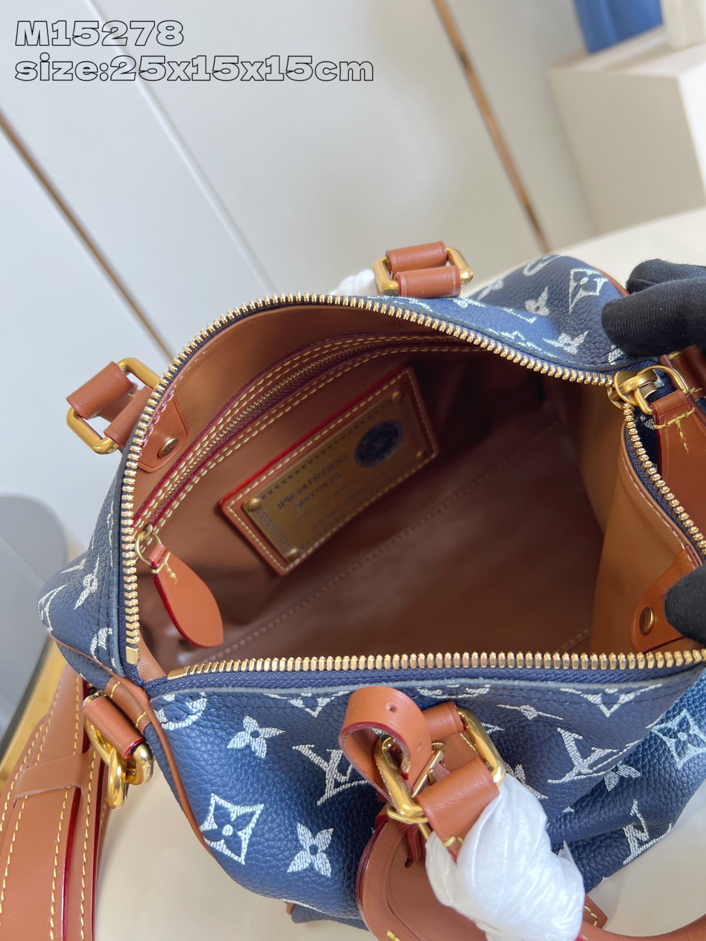 【顶级原单 M15278宝蓝 】本款 Speedy  Bandoulière 25 Monogram L