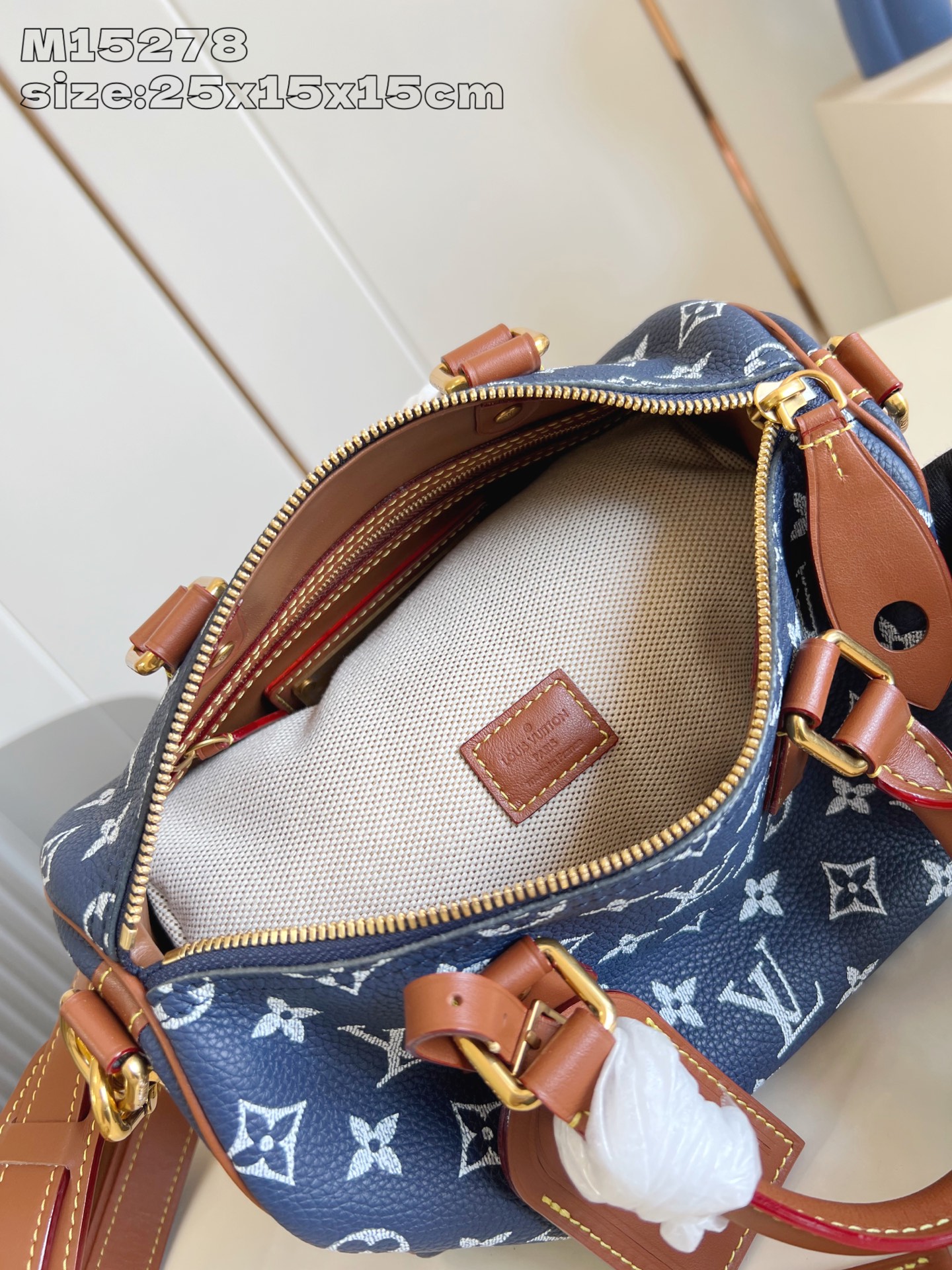 【顶级原单 M15278宝蓝 】本款 Speedy  Bandoulière 25 Monogram L