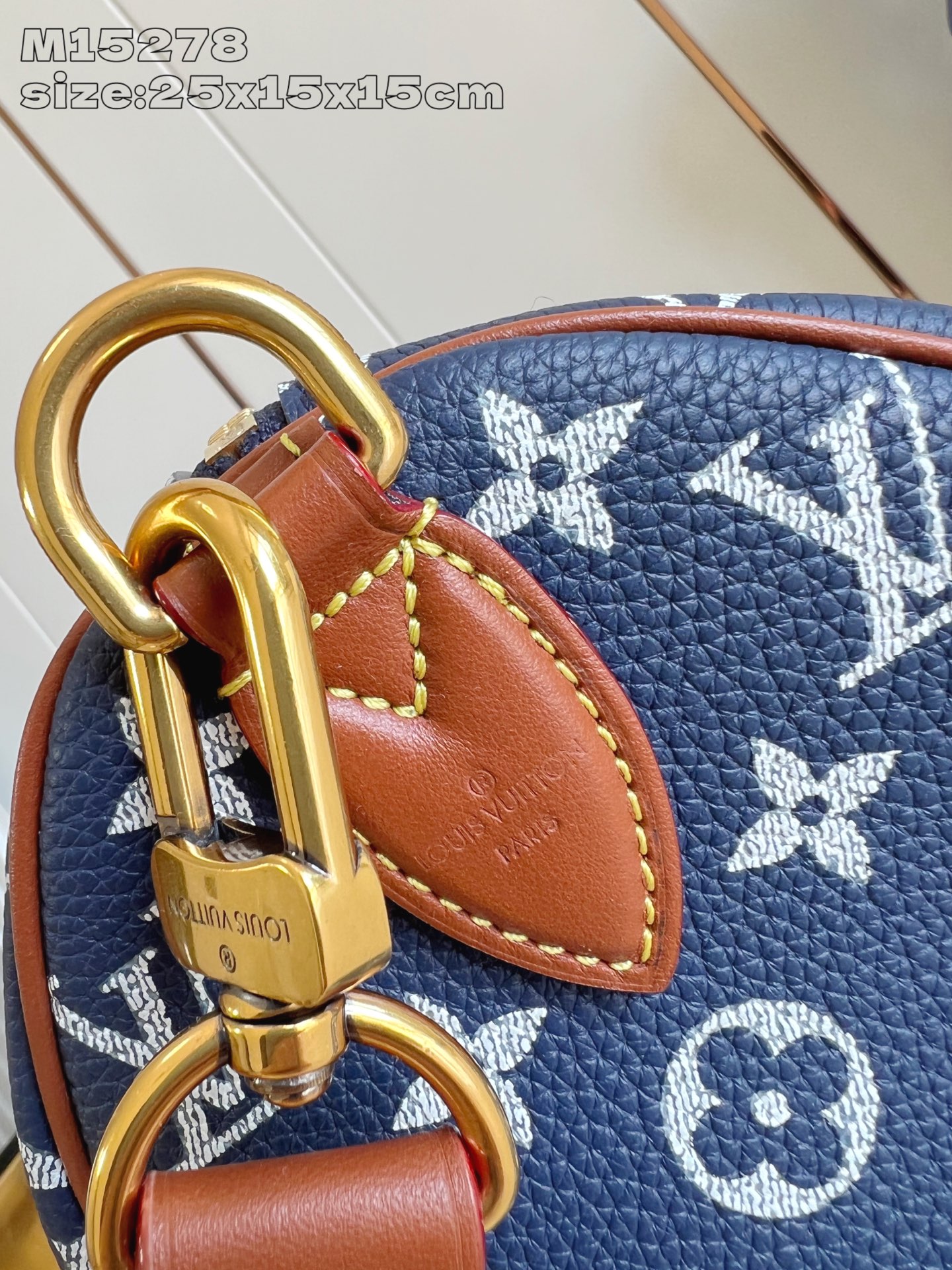 【顶级原单 M15278宝蓝 】本款 Speedy  Bandoulière 25 Monogram L