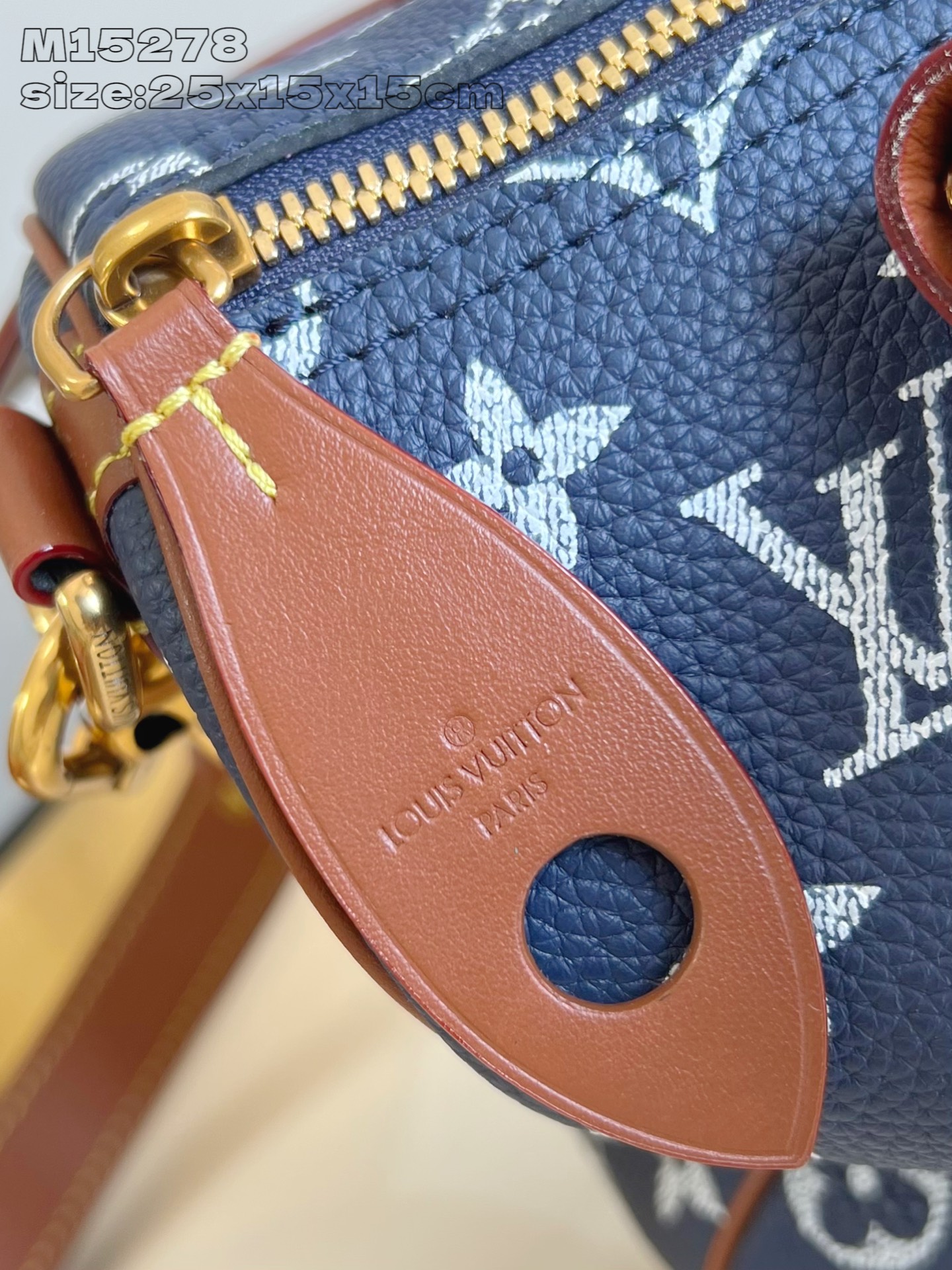 【顶级原单 M15278宝蓝 】本款 Speedy  Bandoulière 25 Monogram L