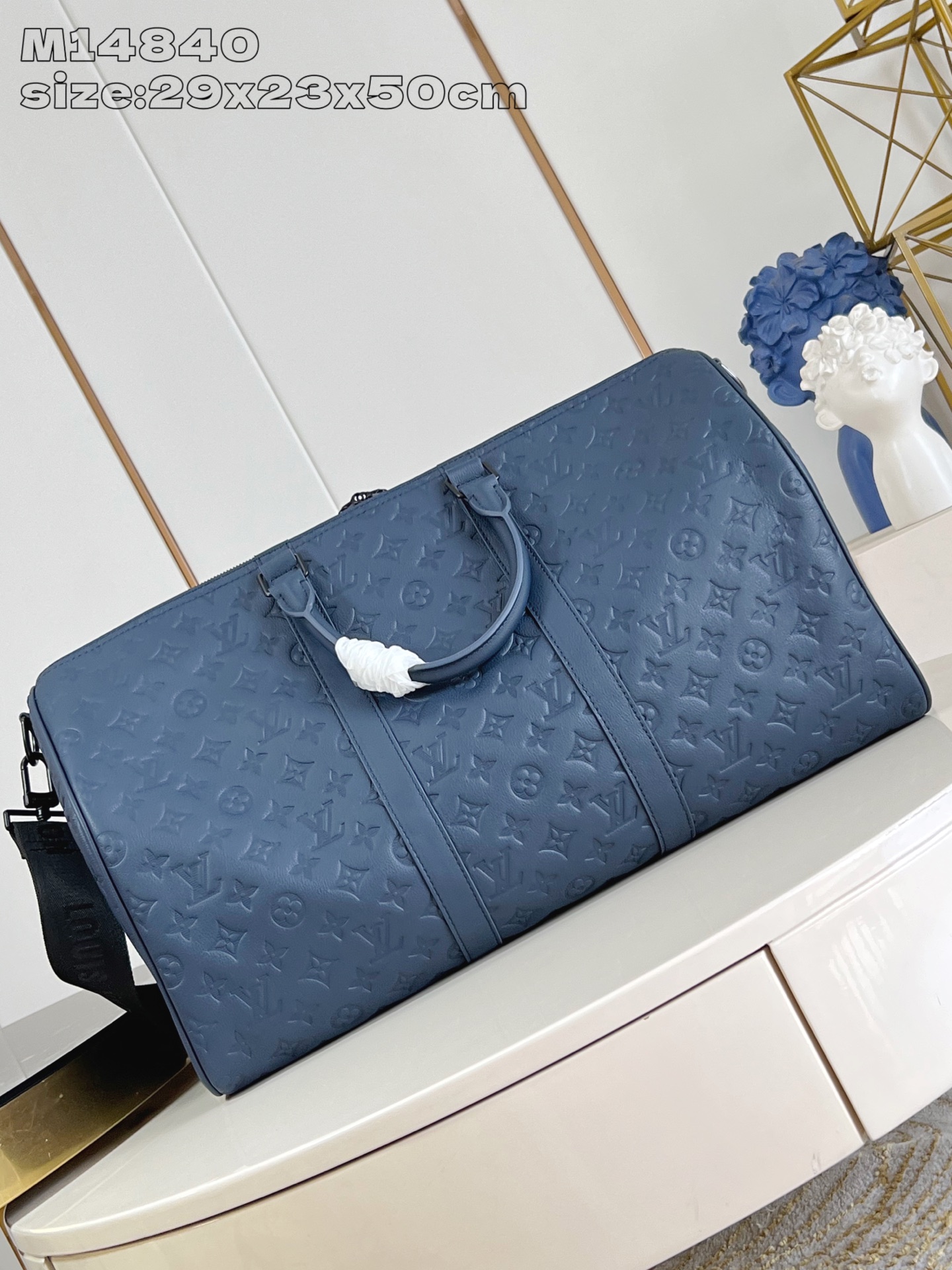 【顶级原单 M14840 】本款 Keepall Bandoulière 50 旅行袋为 Monogra