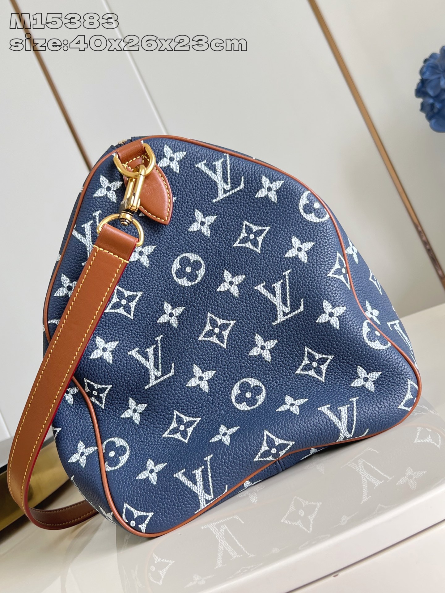 【顶级原单 M15383宝蓝 】本款 Speedy  Bandoulière 40 Monogram L