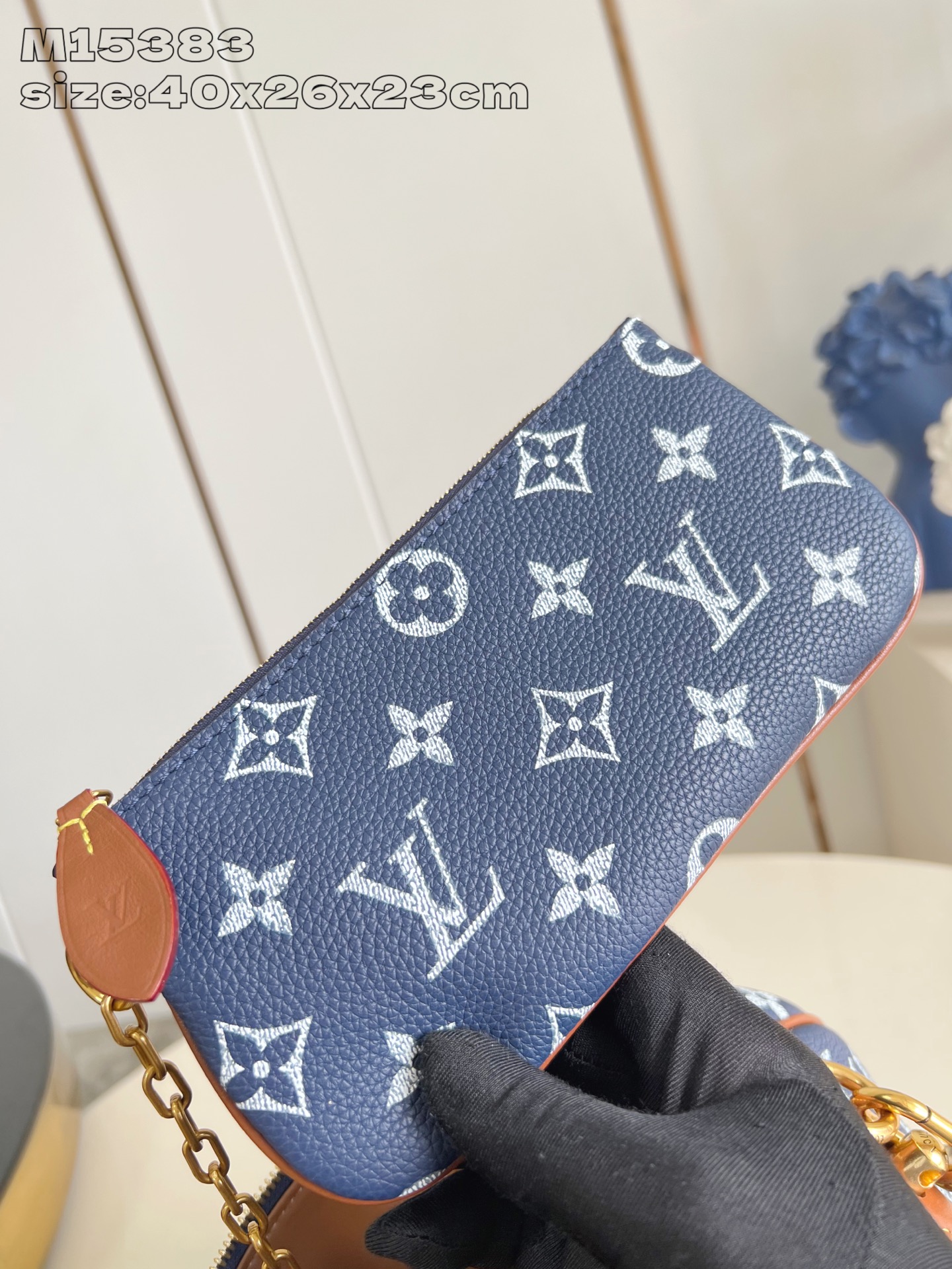 【顶级原单 M15383宝蓝 】本款 Speedy  Bandoulière 40 Monogram L