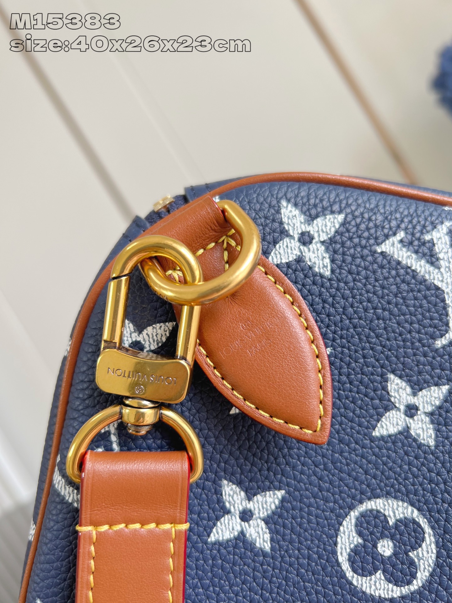 【顶级原单 M15383宝蓝 】本款 Speedy  Bandoulière 40 Monogram L