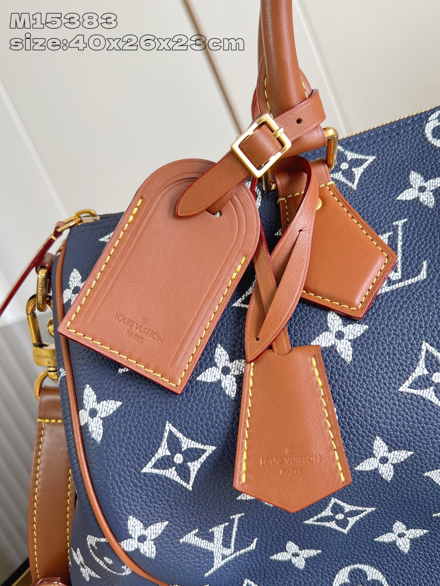 【顶级原单 M15383宝蓝 】本款 Speedy  Bandoulière 40 Monogram L