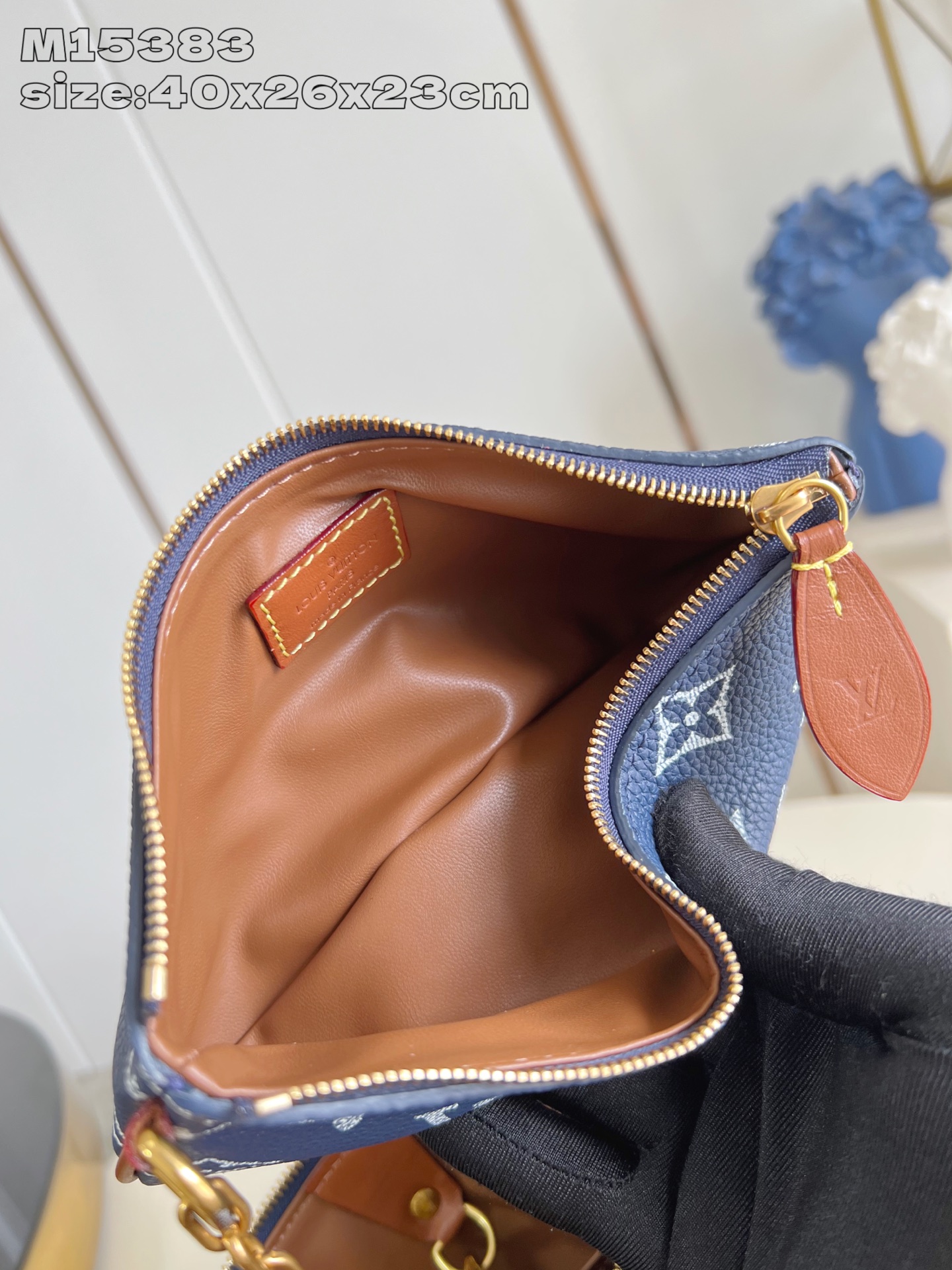 【顶级原单 M15383宝蓝 】本款 Speedy  Bandoulière 40 Monogram L
