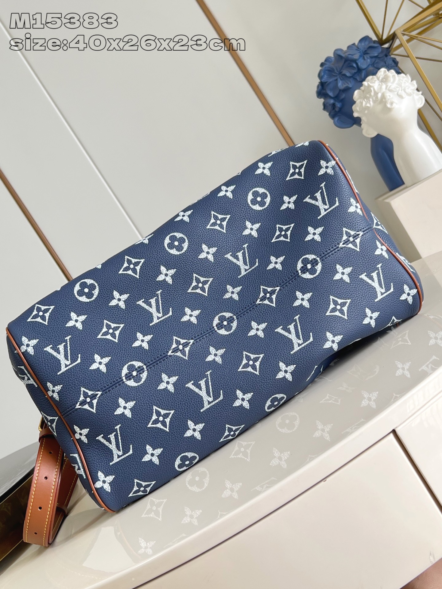 【顶级原单 M15383宝蓝 】本款 Speedy  Bandoulière 40 Monogram L