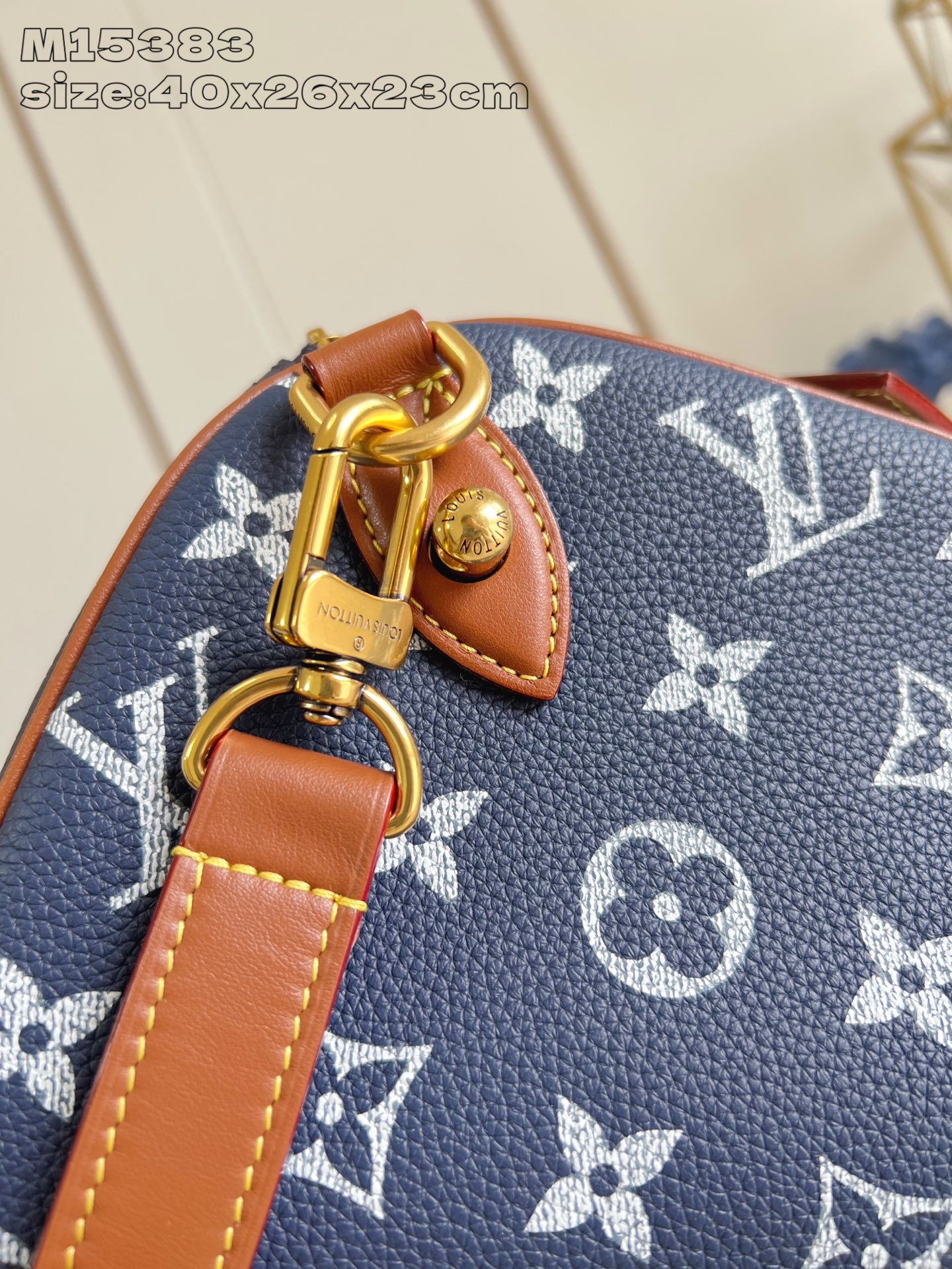 【顶级原单 M15383宝蓝 】本款 Speedy  Bandoulière 40 Monogram L