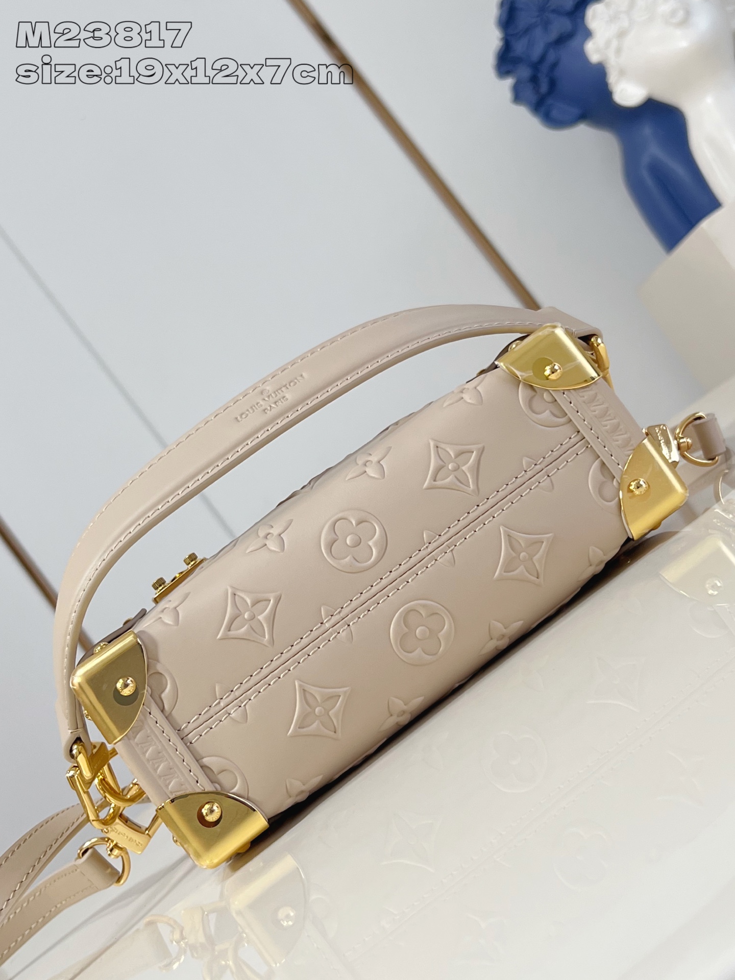 【顶级原单 M23817卡其压花 】M14571 這款Monogram Bold系列Side Trunk