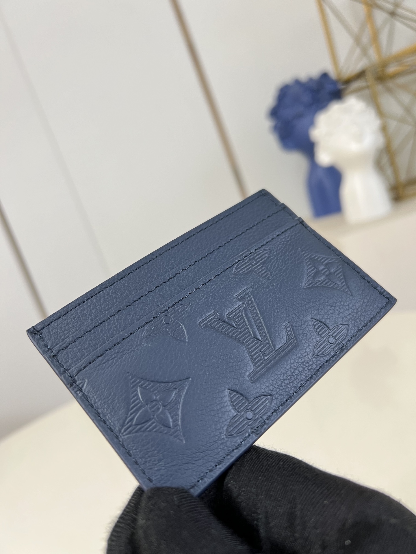【顶级原单 M14789蓝 】此款采用全新 Monogram Eclipse 涂层帆布材质的卡片夹风格靓