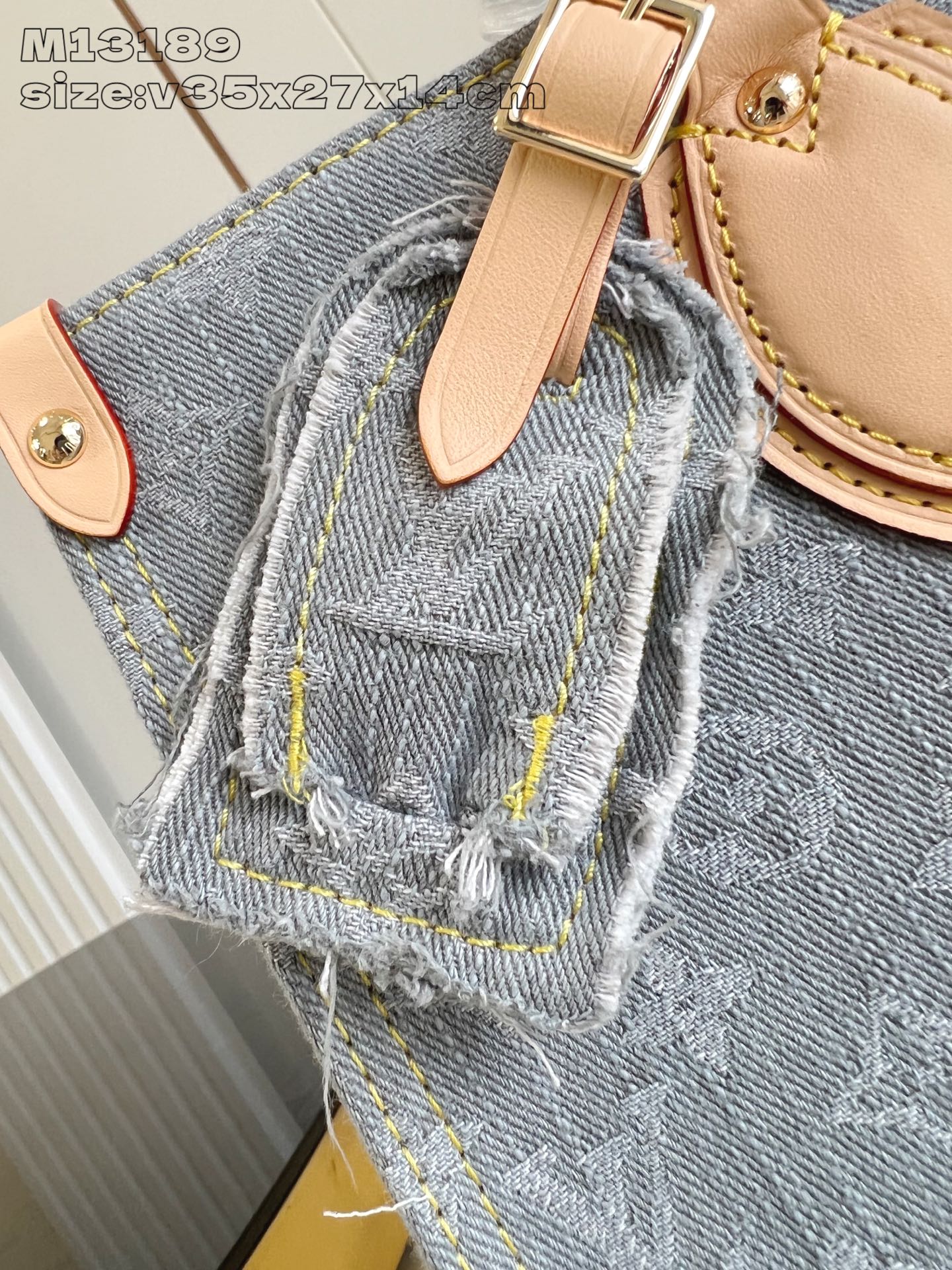 【顶级原单 M13189 】來自2005年的經典Monogram Denim圖案今季在這款OnTheGo