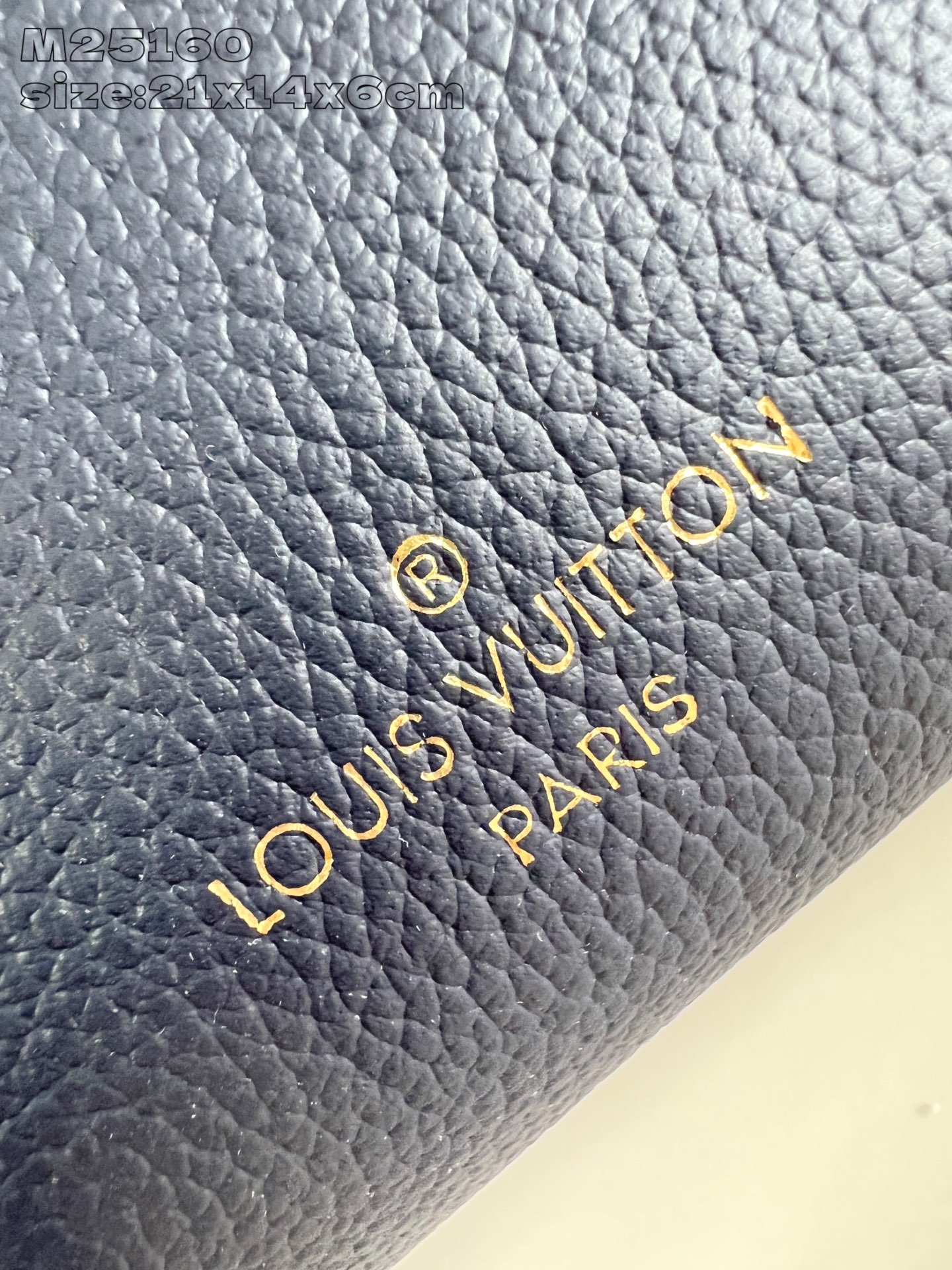 Louis Vuitton Side Trunk Bag, Navy Blue Leather, Medium Size, For Women 3 i1748062575691 5790 0 2