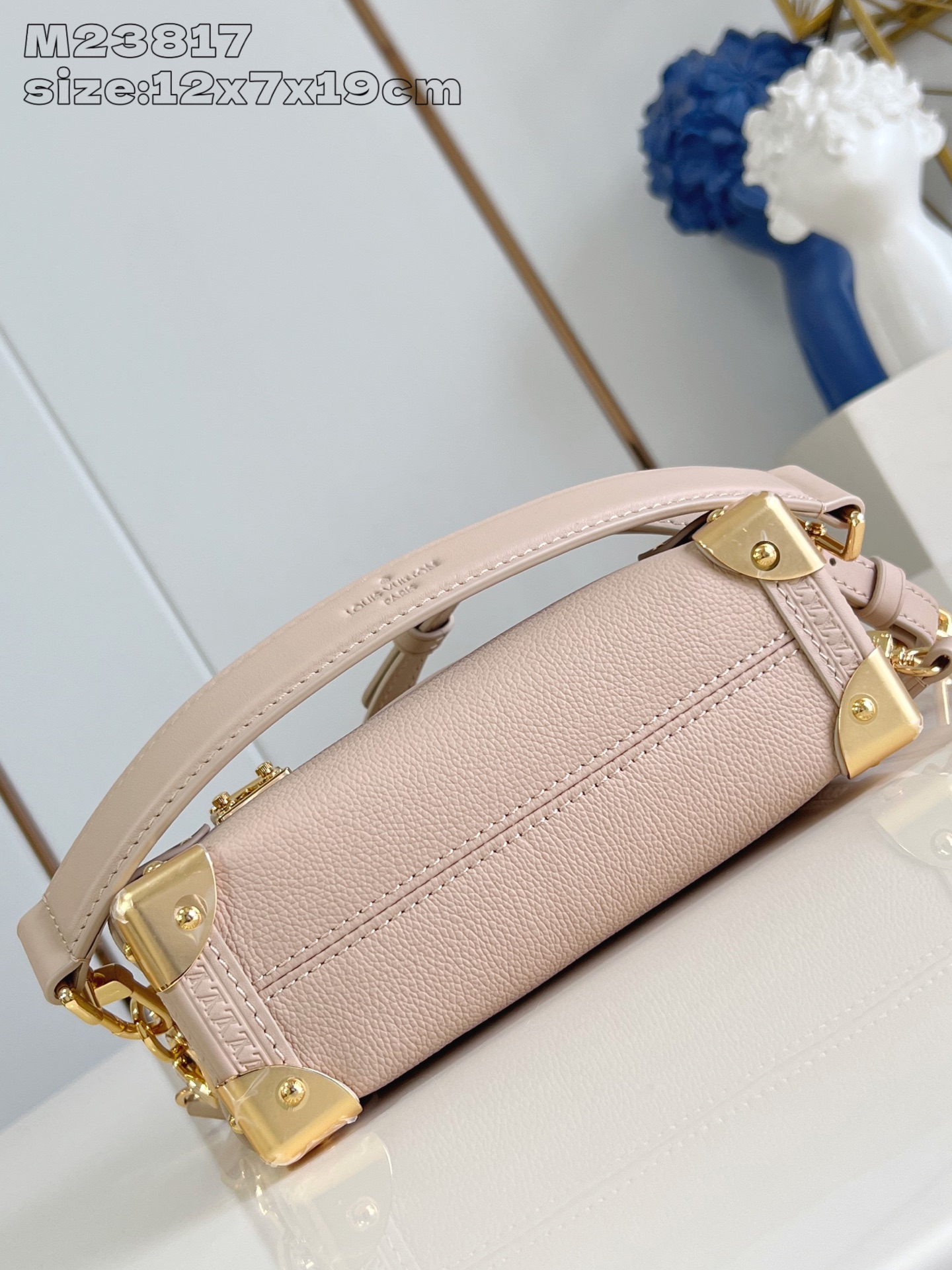 【顶级原单 M23817杏 】M25071 本款 Side Trunk 小号手袋以细腻皮革映衬 S-lo