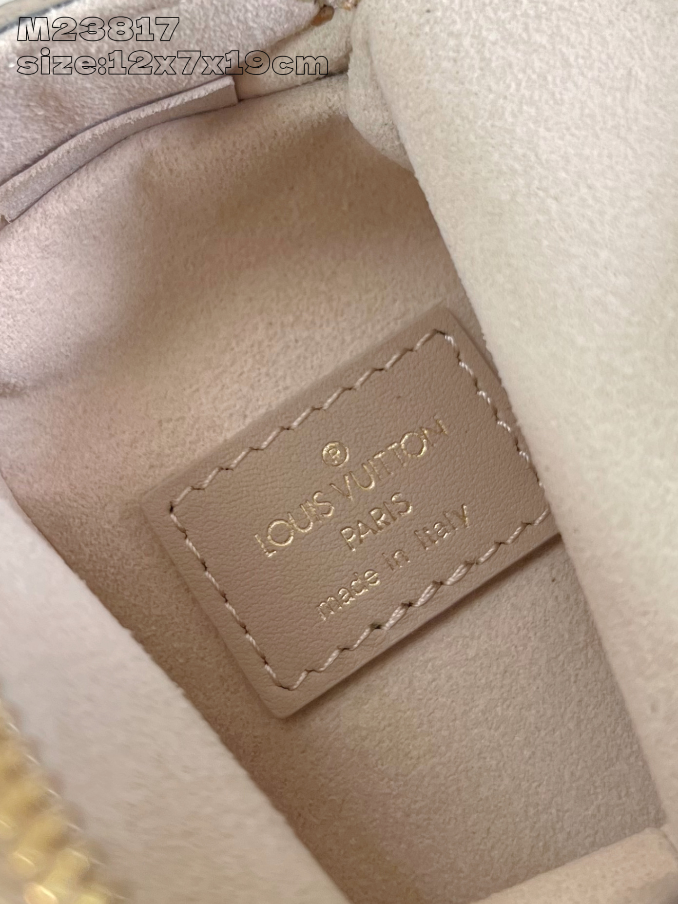 【顶级原单 M23817杏 】M25071 本款 Side Trunk 小号手袋以细腻皮革映衬 S-lo