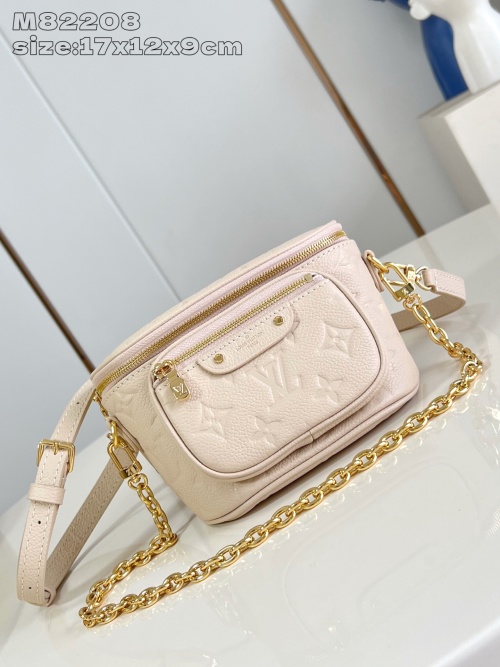 Louis Vuitton Mini Bumbag Monogram Empreinte Leather Sand Color M82208 1 Louis Vuitton Mini Bumbag Monogram Empreinte Leather Sand Color M82208