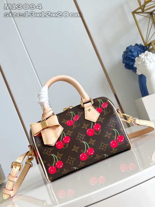 Louis Vuitton Speedy Bandoulière Bag Monogram Canvas Cherry, 20.5 cm 1 Louis Vuitton Speedy Bandoulière Bag Monogram Canvas Cherry, 20.5 cm