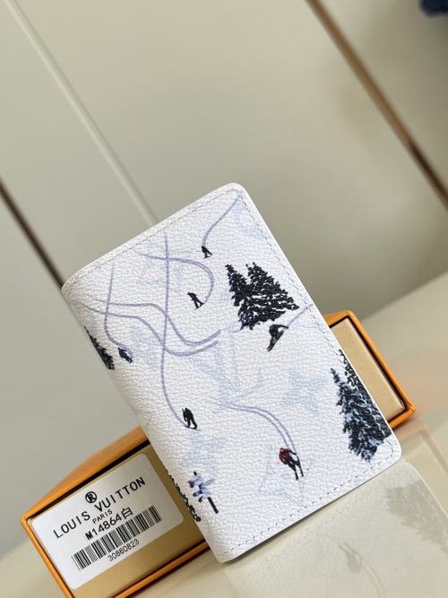 Louis Vuitton Pocket Organizer Wallet White Monogram Canvas M14882 1 Louis Vuitton Pocket Organizer Wallet White Monogram Canvas M14882