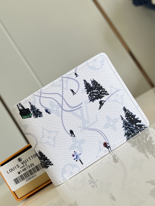 Louis Vuitton Slender Wallet - Ski Scene Monogram Canvas - Father's Day Gift 1 Louis Vuitton Slender Wallet - Ski Scene Monogram Canvas - Father's Day Gift