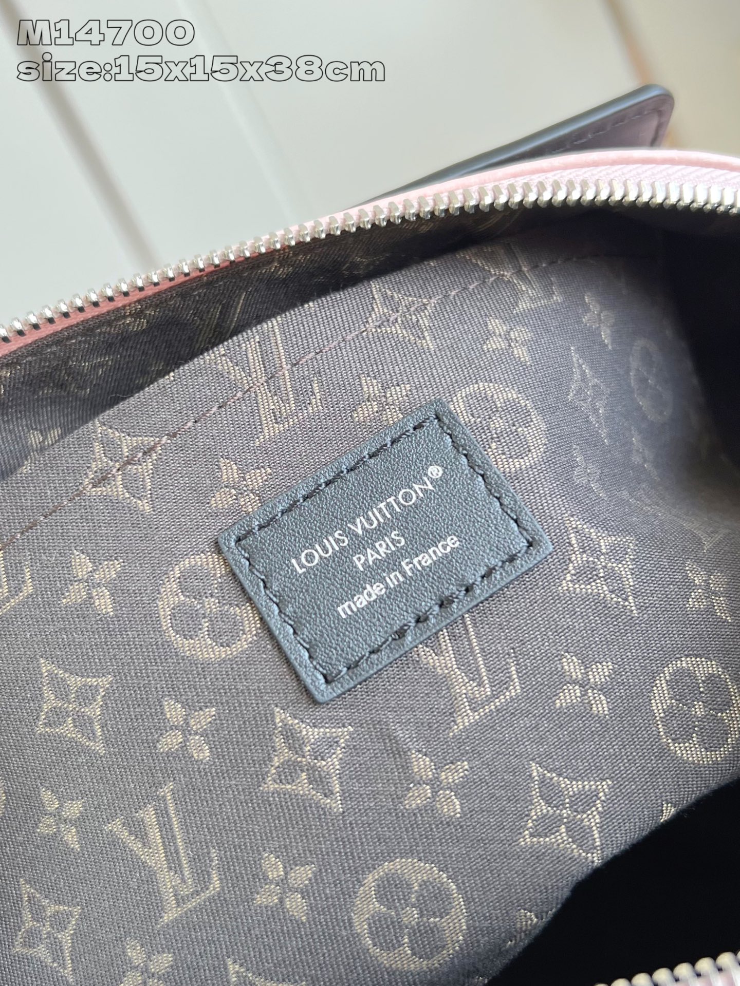 Louis Vuitton Biker Medium Handbag Pink Leather Shoulder Bag, 15 x 15 x 38 cm 9 i1751952341424 8493 0 8