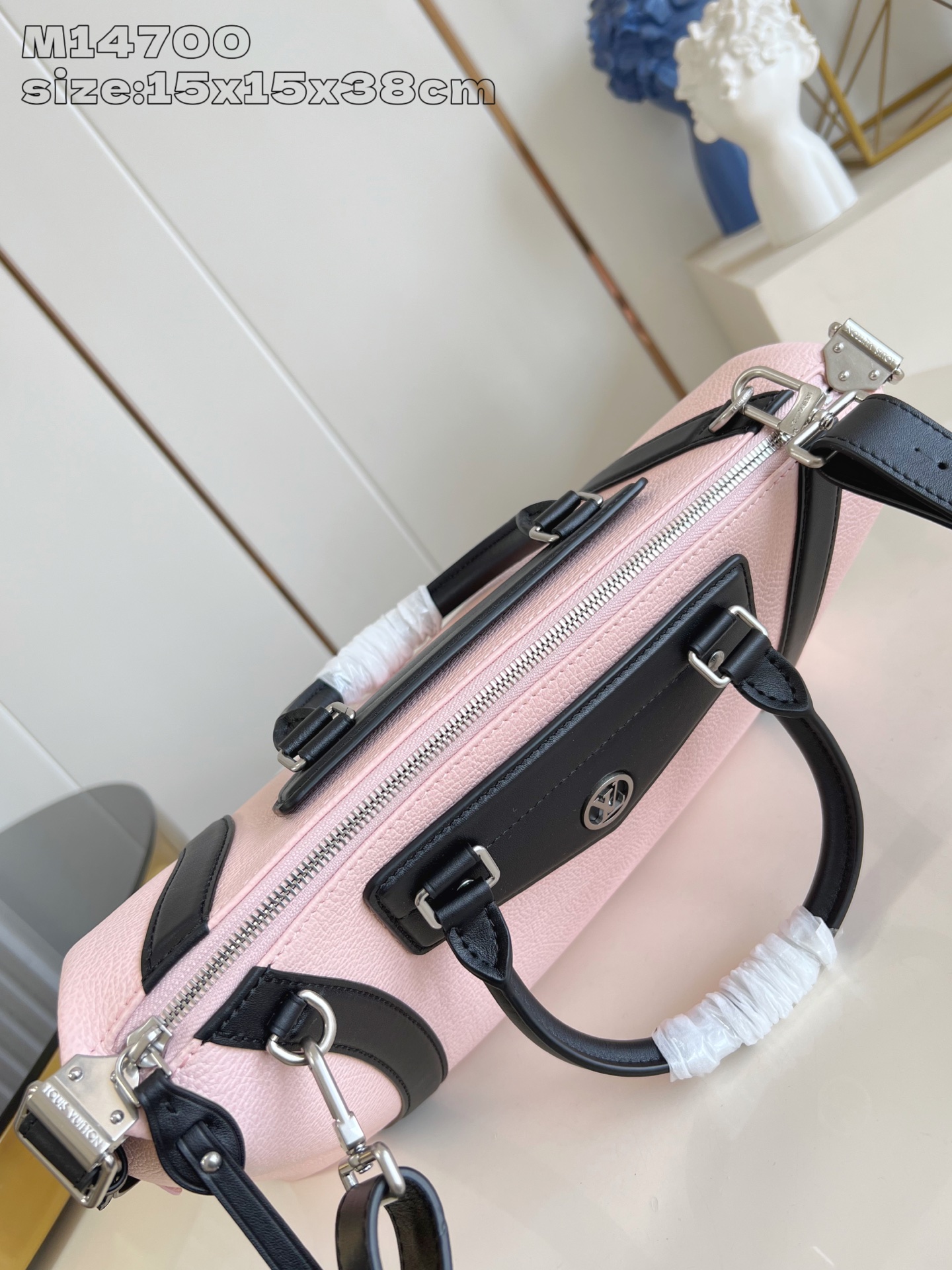 Louis Vuitton Biker Medium Handbag Pink Leather Shoulder Bag, 15 x 15 x 38 cm 6 i1751952378515 8925 0 5