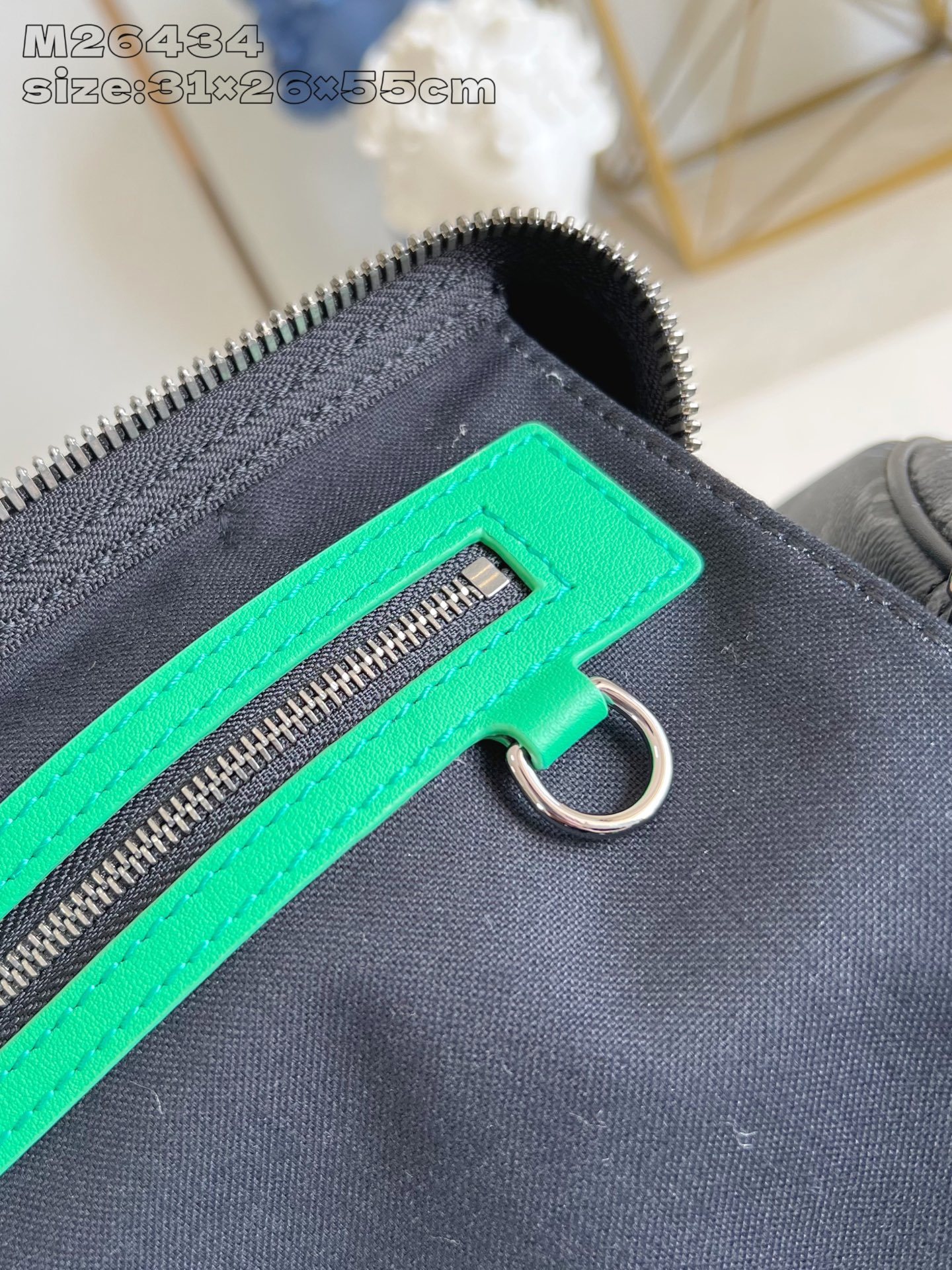 【顶级原单 M26434/55cm 】本款 Keepall Bandoulière 55 旅行袋取材 M