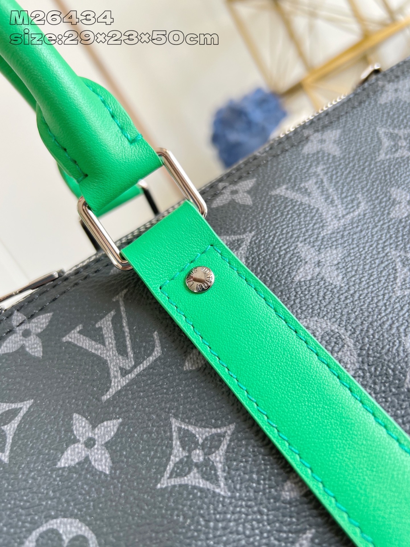【顶级原单 M26434/50cm 】本款 Keepall Bandoulière 50 旅行袋取材 M