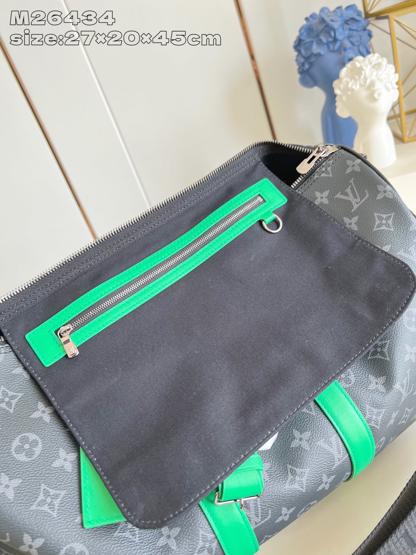 【顶级原单 M26434/45cm 】本款 Keepall Bandoulière 45 旅行袋取材 M