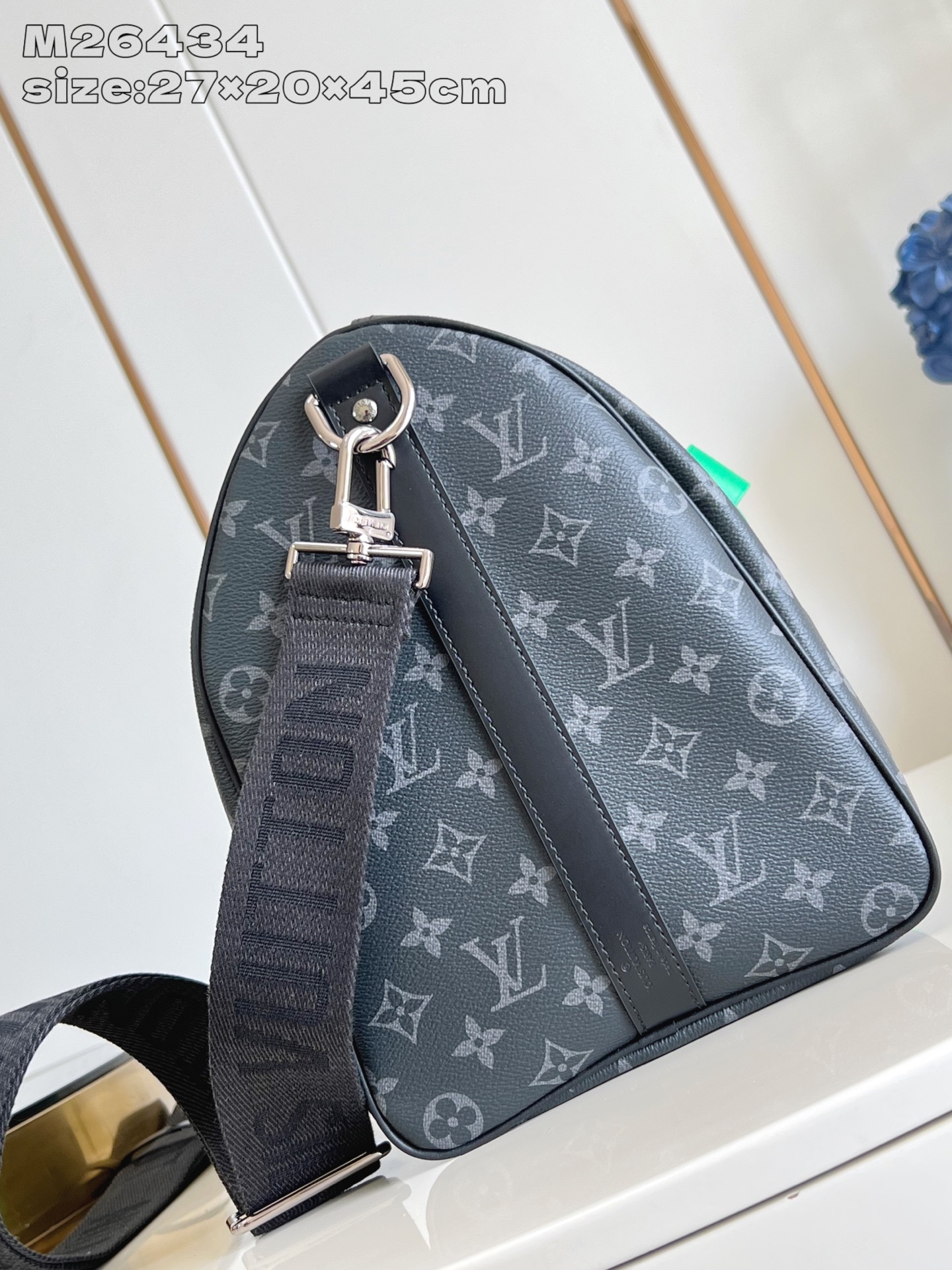 【顶级原单 M26434/45cm 】本款 Keepall Bandoulière 45 旅行袋取材 M
