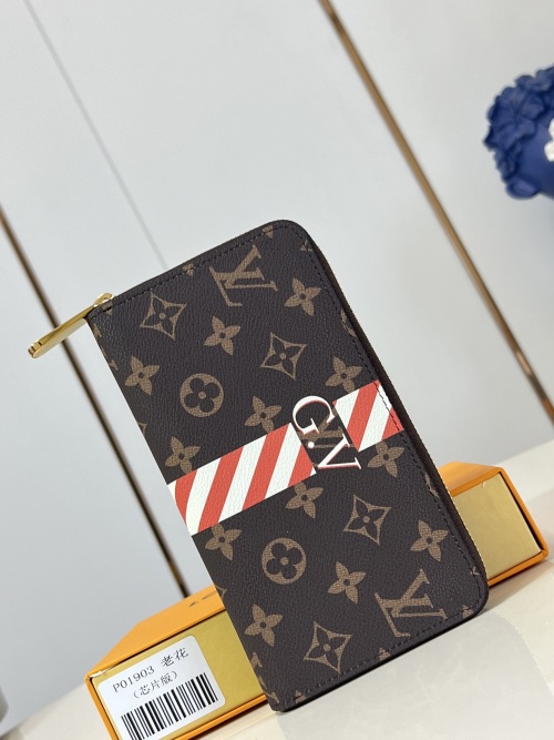 Louis Vuitton Zippy Wallet Monogram Canvas M01903, Zip-Around, Brown
