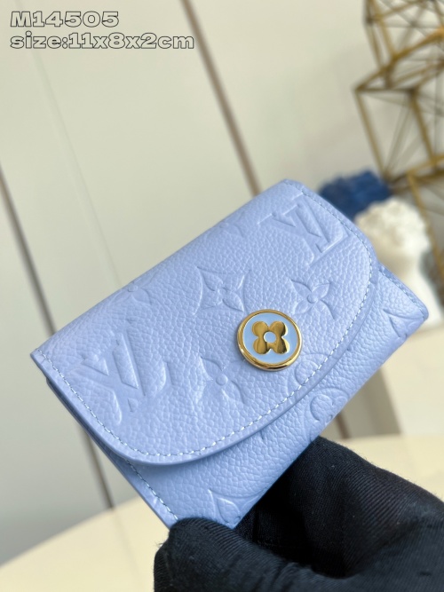 Louis Vuitton Rosalie Coin Purse Monogram Empreinte Leather - Lavender 1 Louis Vuitton Rosalie Coin Purse Monogram Empreinte Leather - Lavender