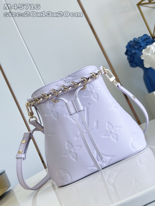 Louis Vuitton Néonoé BB Bag Monogram Empreinte Leather Light Purple 1 Louis Vuitton Néonoé BB Bag Monogram Empreinte Leather Light Purple