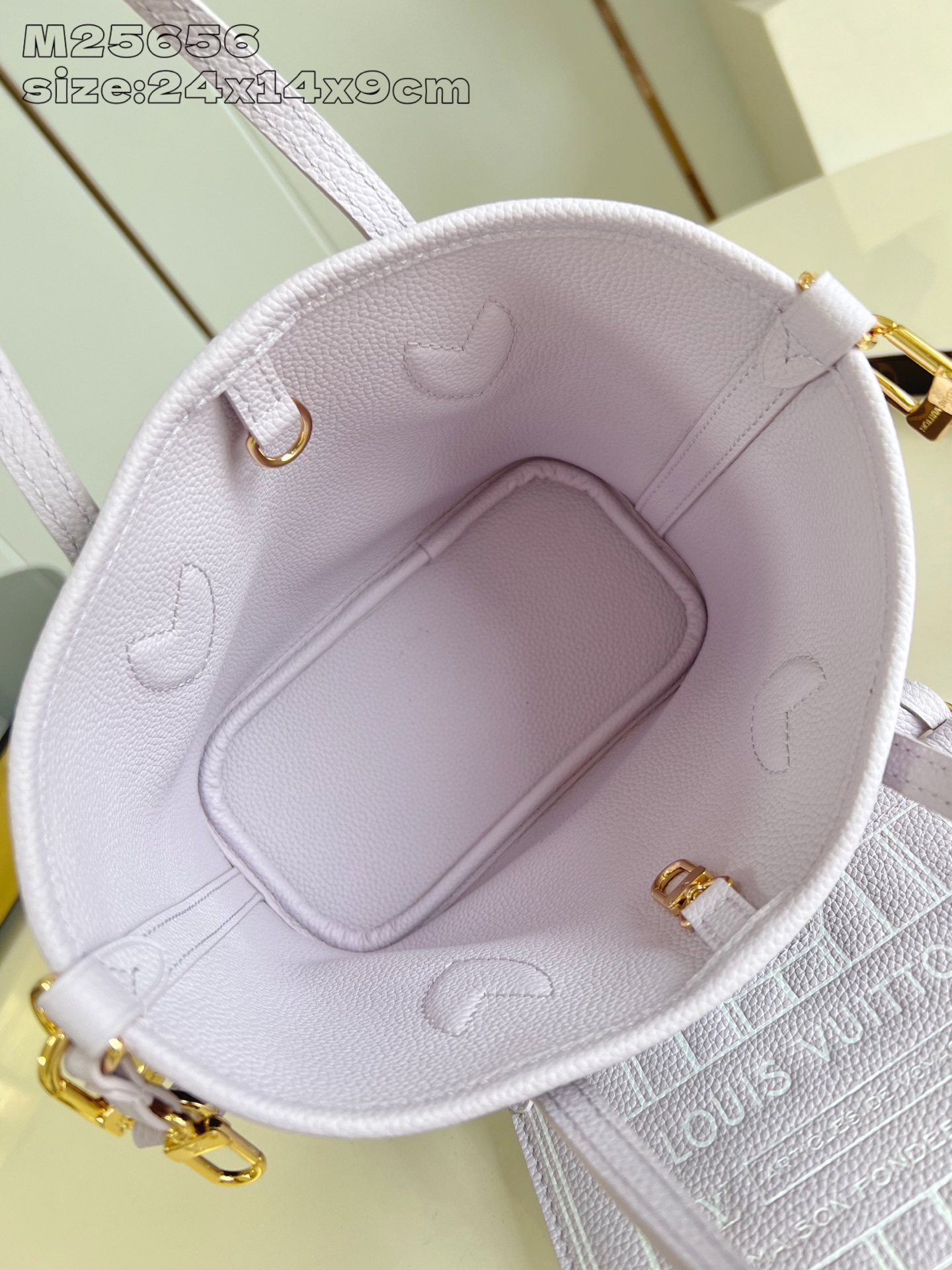 【顶级原单 M25656紫 】Neverfull Bandoulière Inside Out BB 手