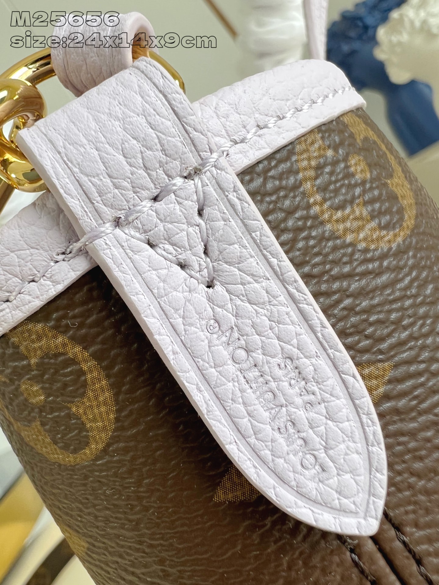 【顶级原单 M25656紫 】Neverfull Bandoulière Inside Out BB 手