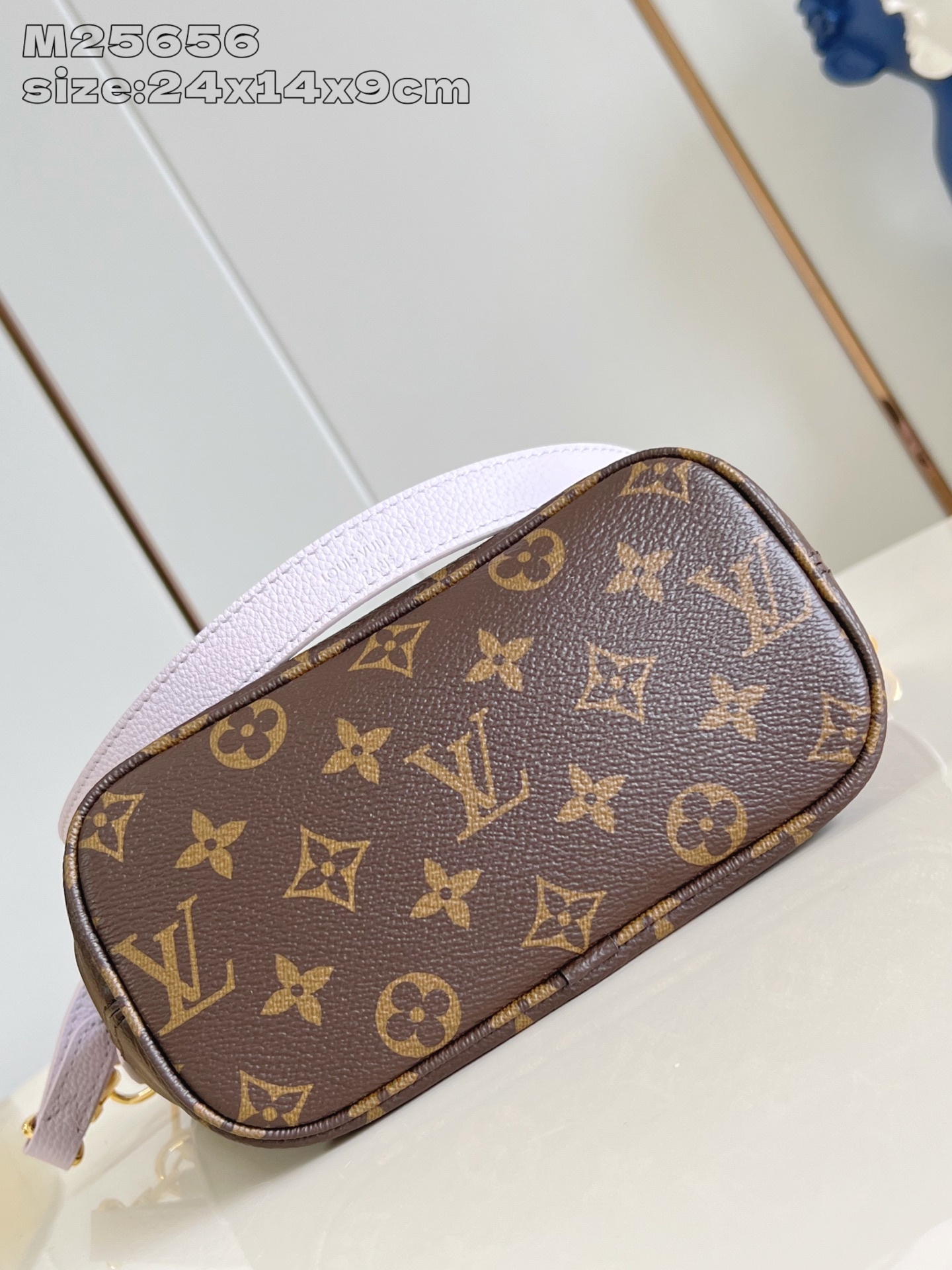 【顶级原单 M25656紫 】Neverfull Bandoulière Inside Out BB 手