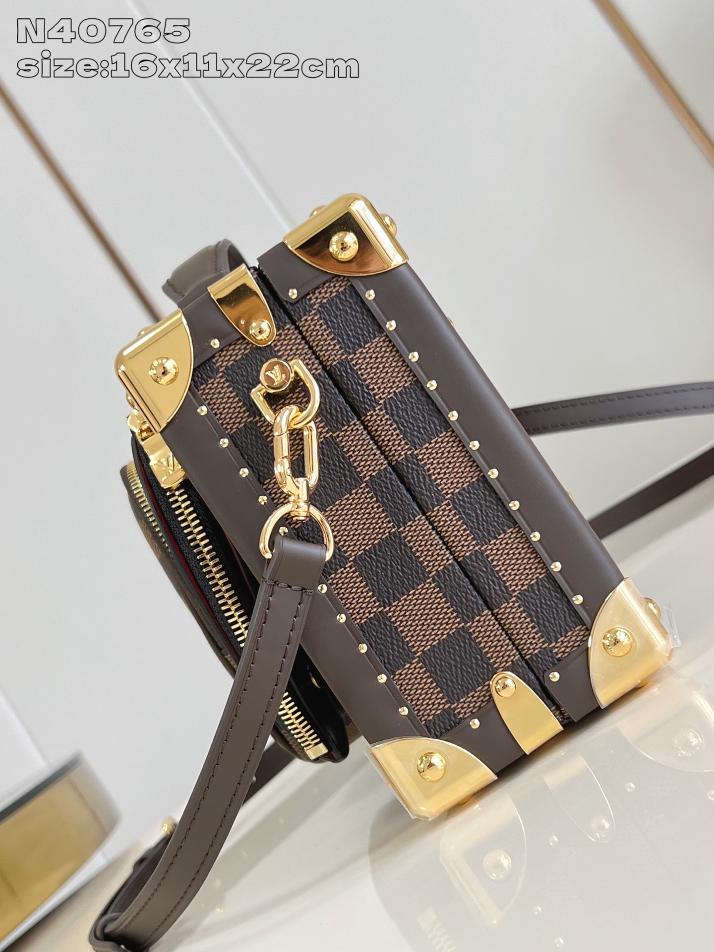 【顶级原单 N40765 】Sawagani Trunk 手袋取材 Damier Phriendship