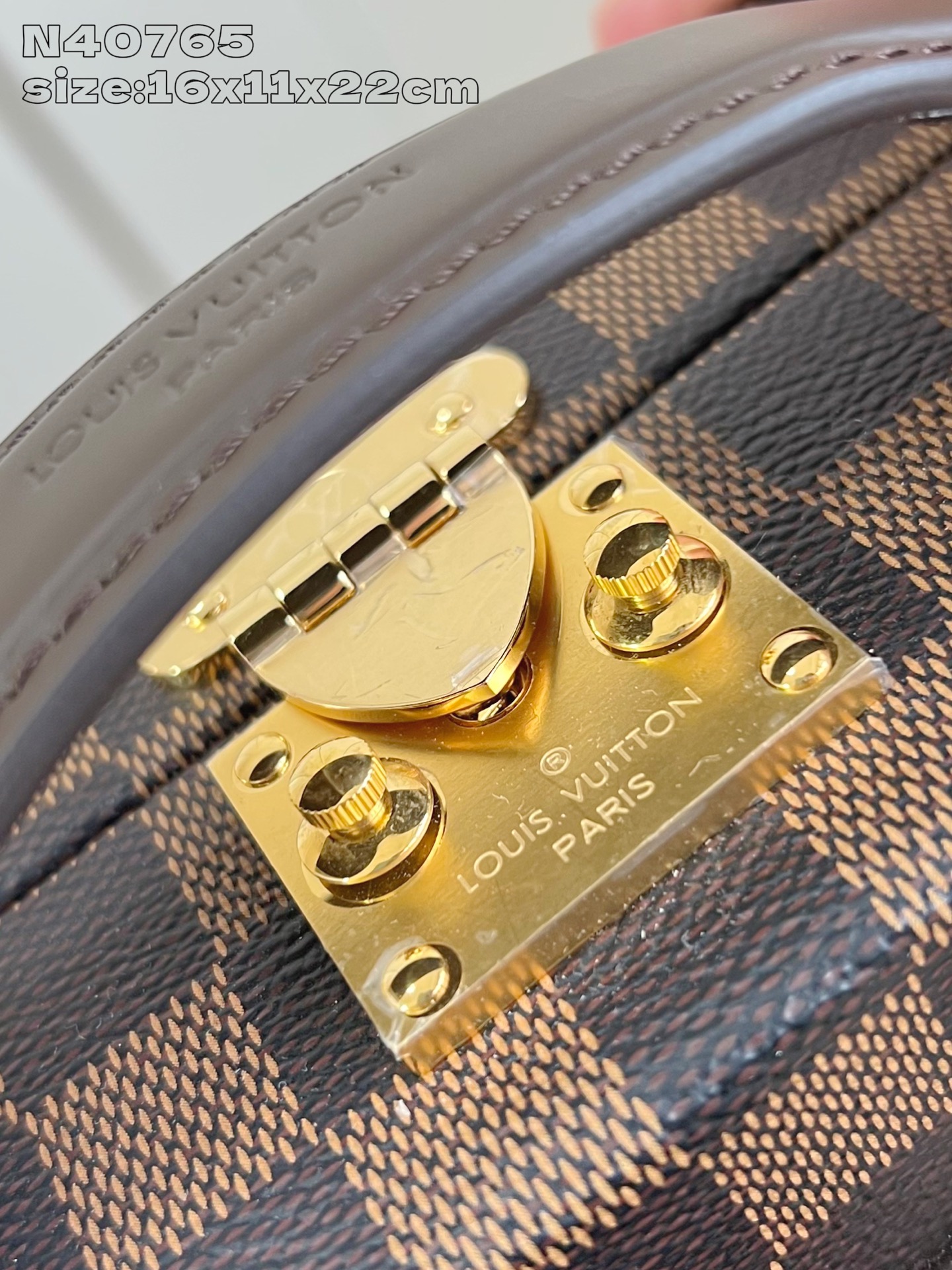 【顶级原单 N40765 】Sawagani Trunk 手袋取材 Damier Phriendship