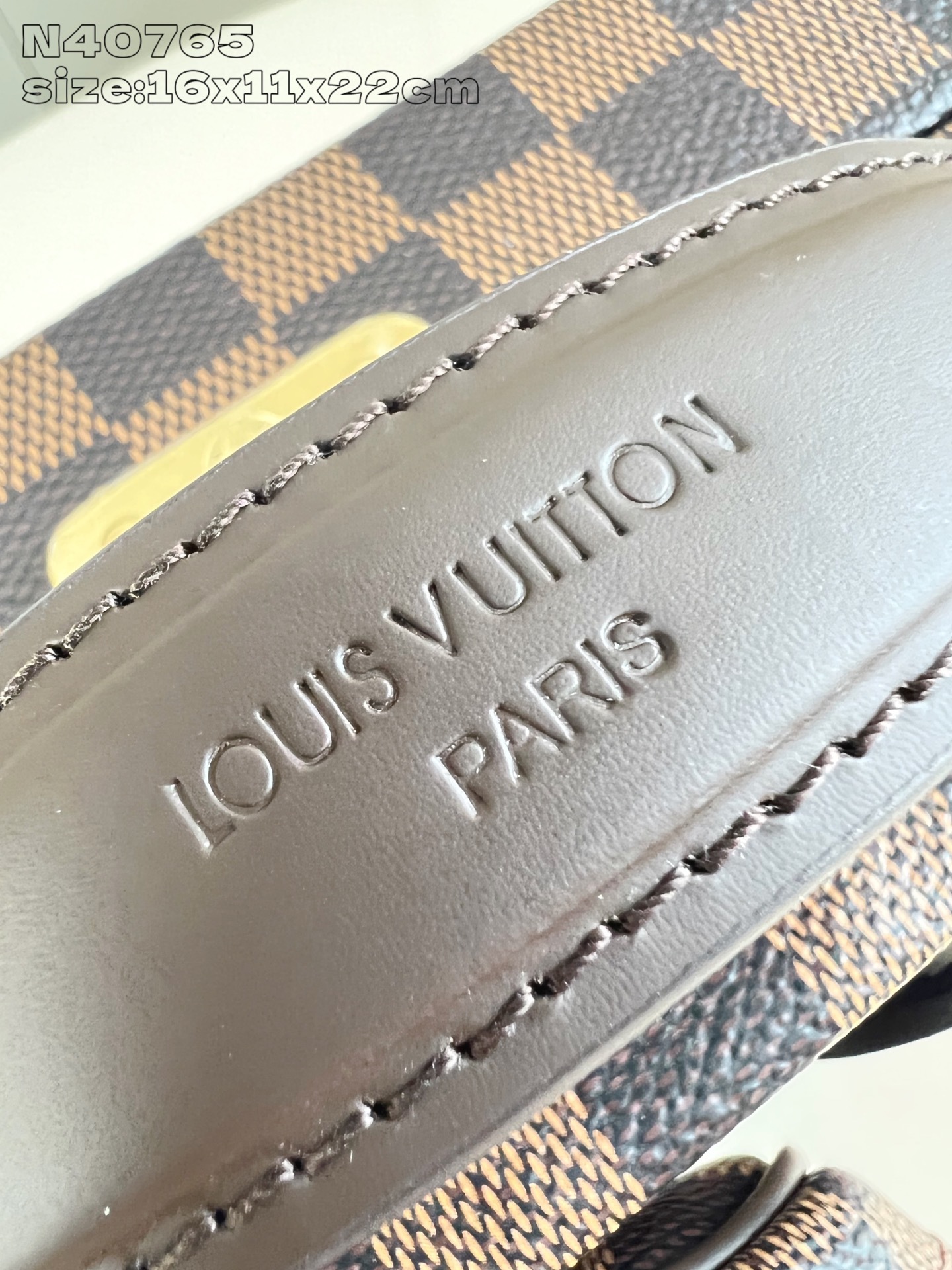 【顶级原单 N40765 】Sawagani Trunk 手袋取材 Damier Phriendship