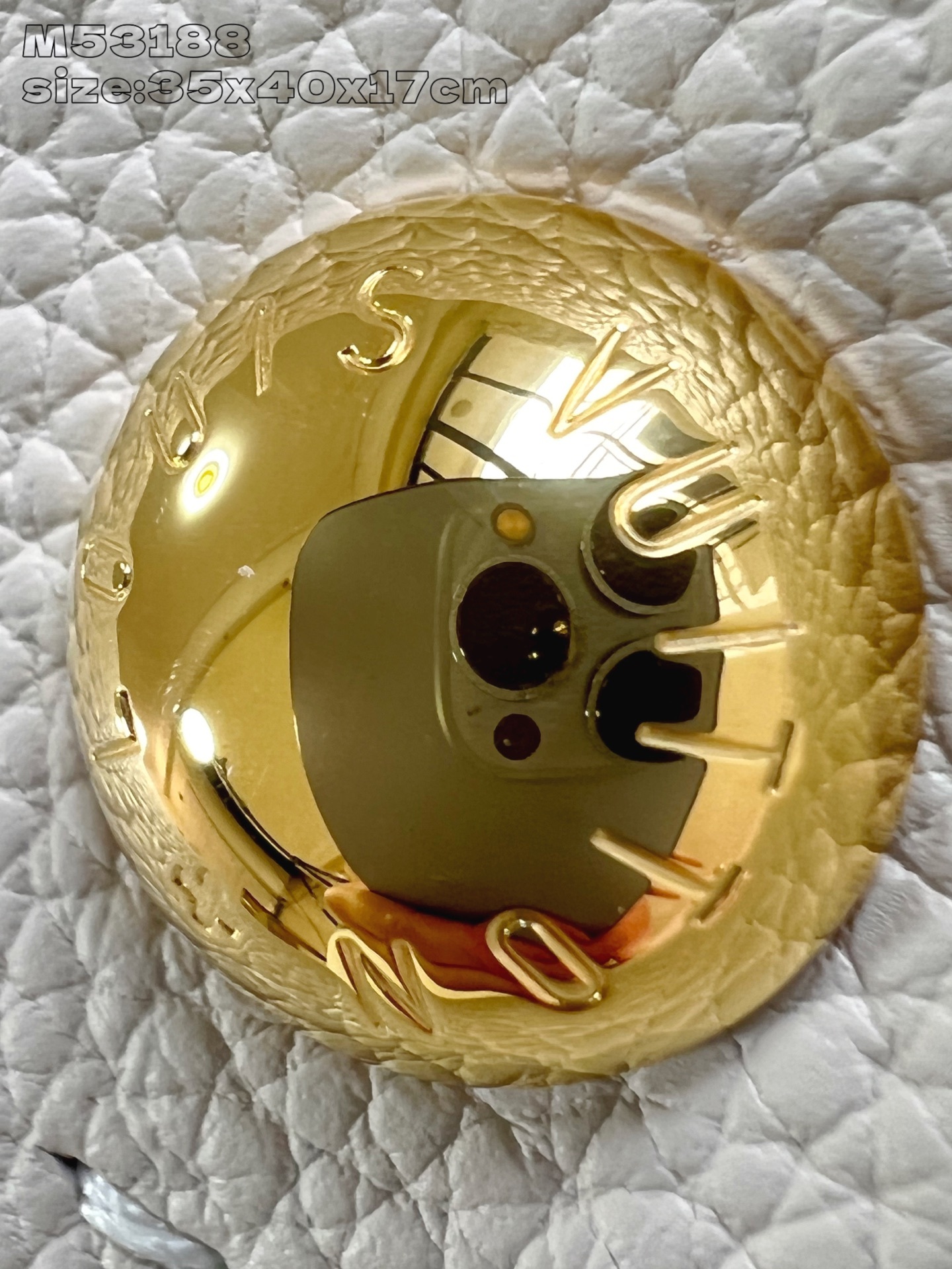 【顶级原单 M53188草莓白丝印 】M 25894 这款Carmel hobo包选用进口颗粒Tauri