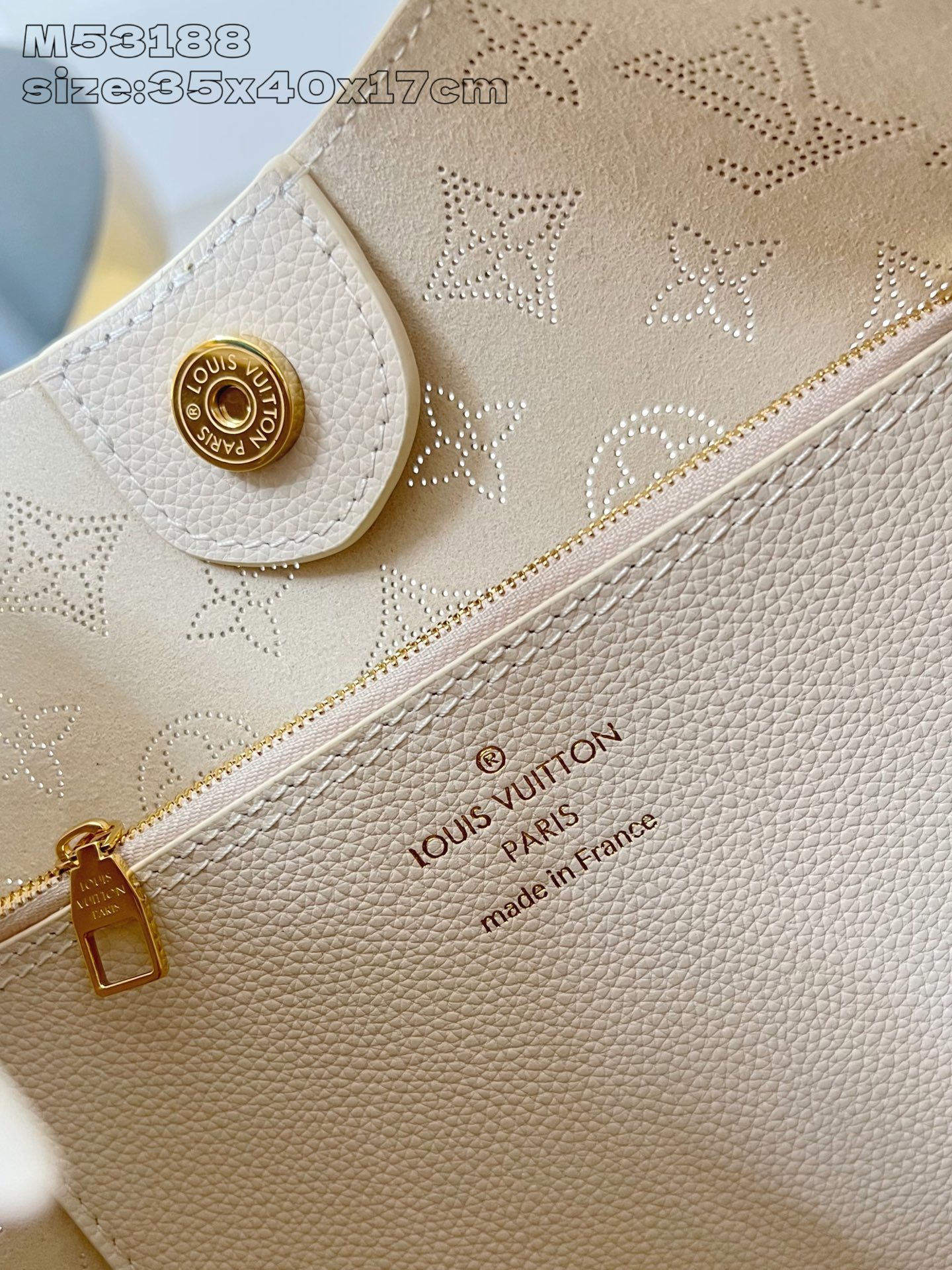 【顶级原单 M53188草莓白丝印 】M 25894 这款Carmel hobo包选用进口颗粒Tauri