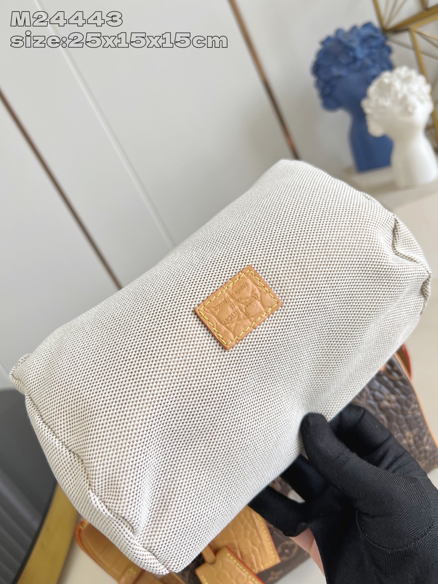 【顶级原单 M24443咖啡鳄鱼皮 】本款 Speedy Bandoulière 25 Monogram