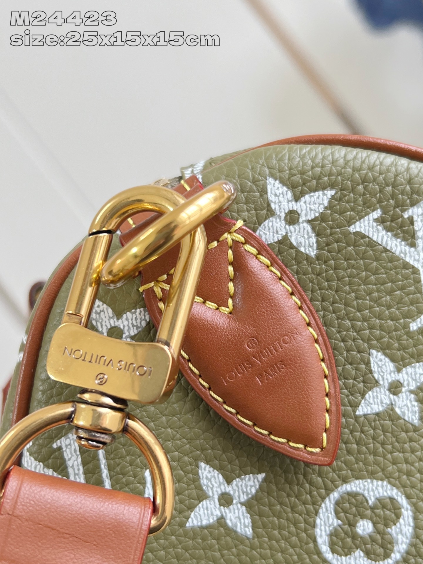 【顶级原单 M24423尼草绿 】本款 Speedy Bandoulière 25 Monogram L