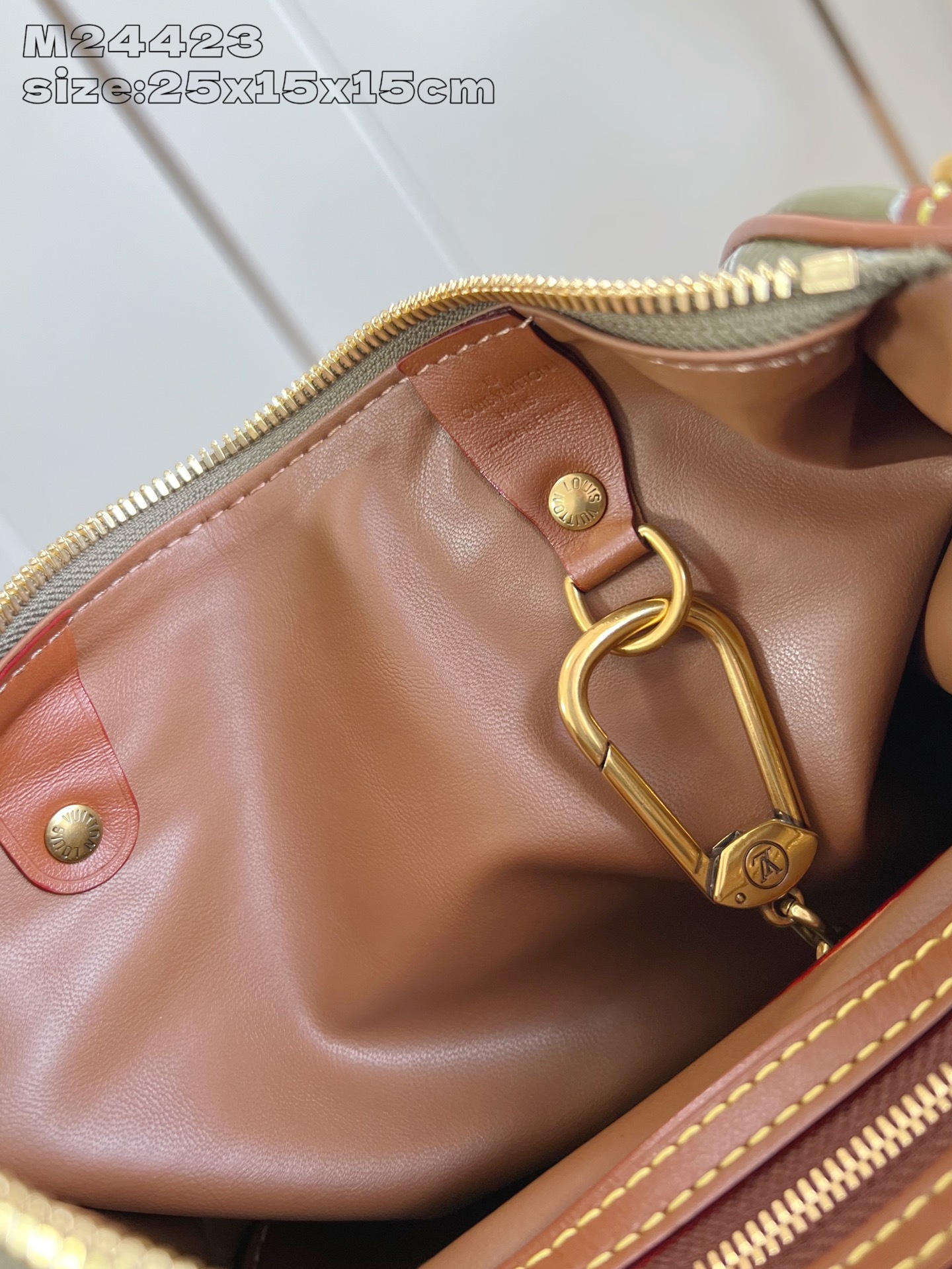 【顶级原单 M24423尼草绿 】本款 Speedy Bandoulière 25 Monogram L