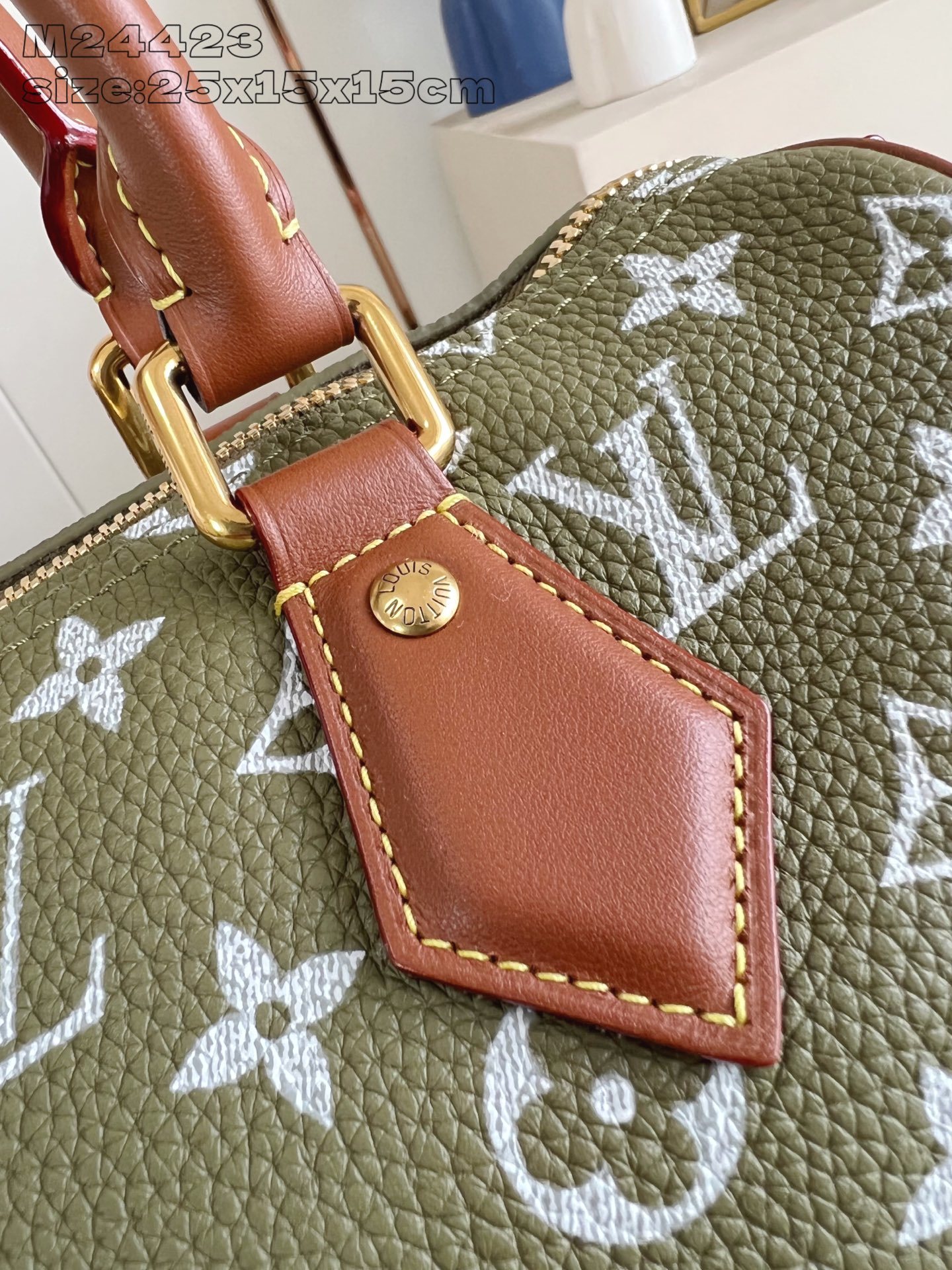 【顶级原单 M24423尼草绿 】本款 Speedy Bandoulière 25 Monogram L
