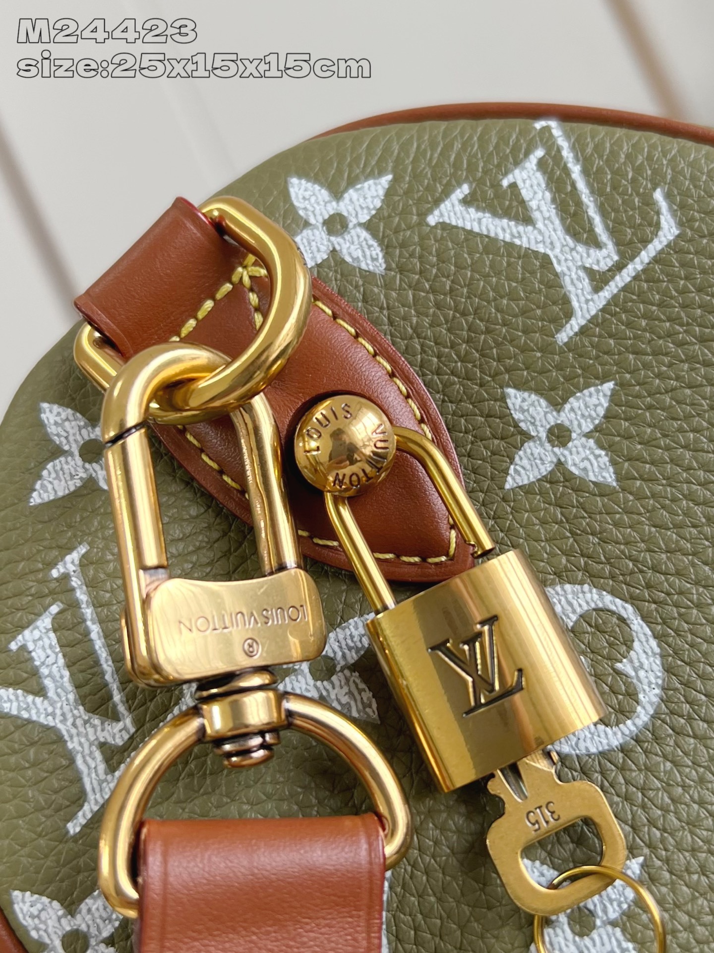 【顶级原单 M24423尼草绿 】本款 Speedy Bandoulière 25 Monogram L