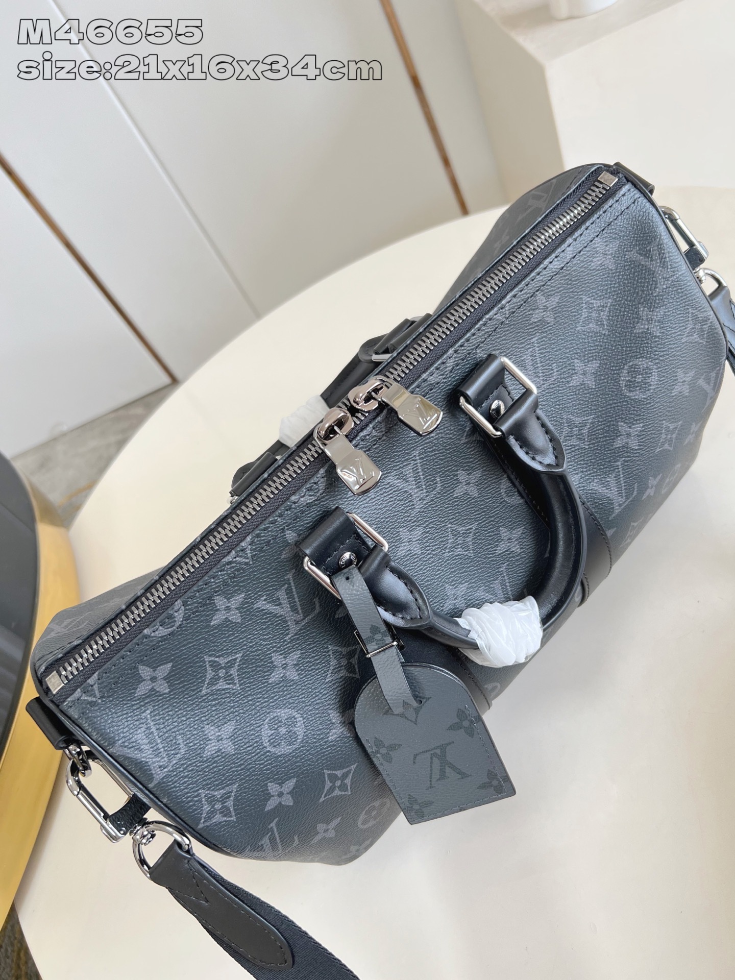 【顶级原单 M46655 】本款 Keepall Bandoulière 35 手袋借 Monogram
