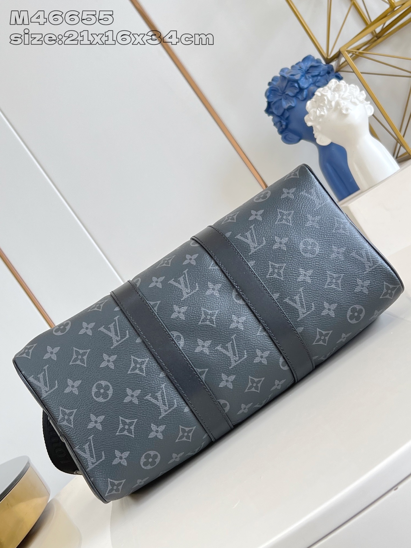【顶级原单 M46655 】本款 Keepall Bandoulière 35 手袋借 Monogram