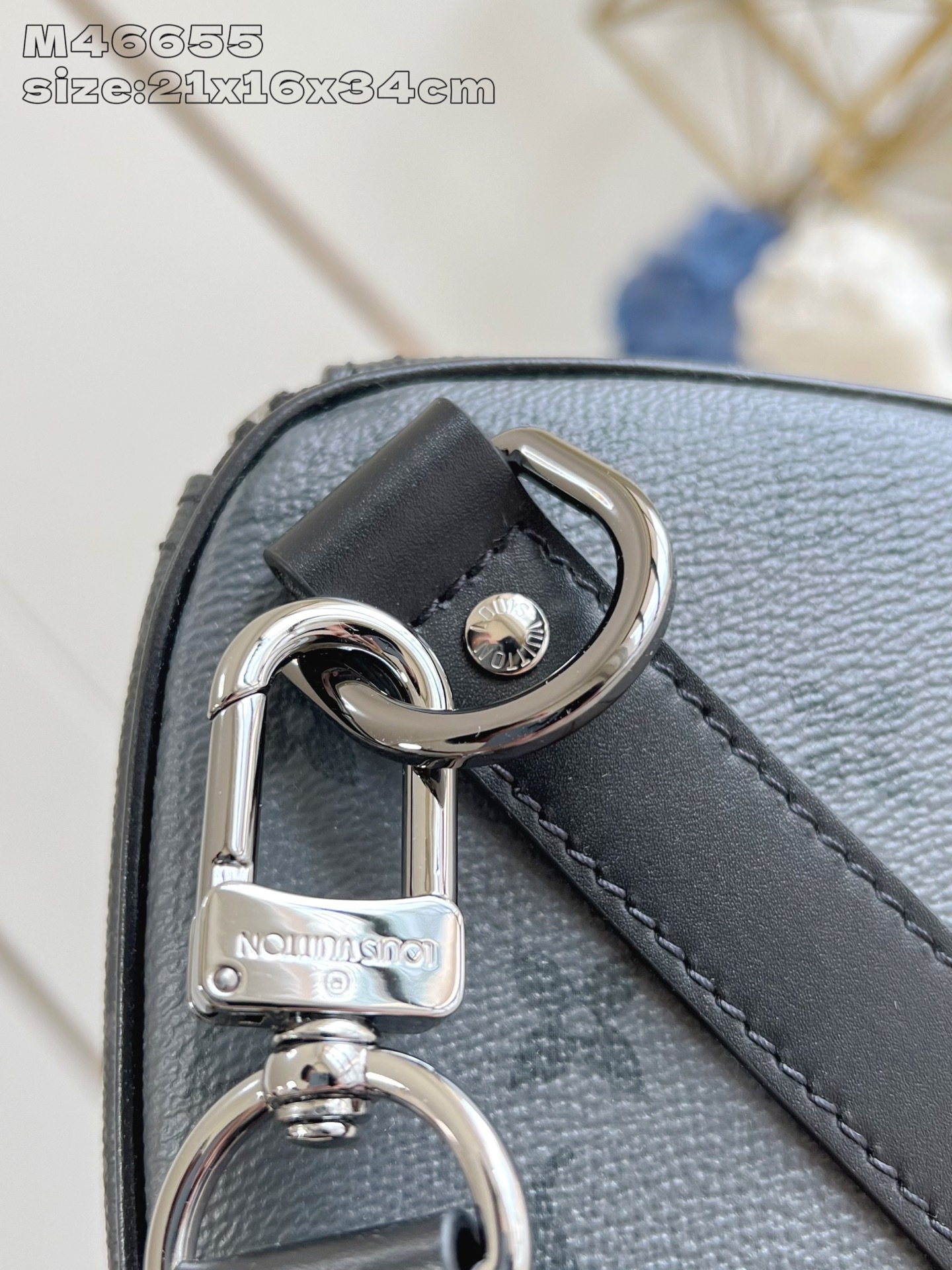 【顶级原单 M46655 】本款 Keepall Bandoulière 35 手袋借 Monogram