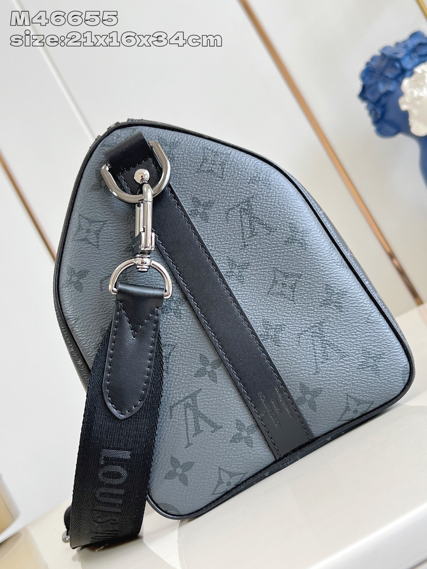 【顶级原单 M46655 】本款 Keepall Bandoulière 35 手袋借 Monogram
