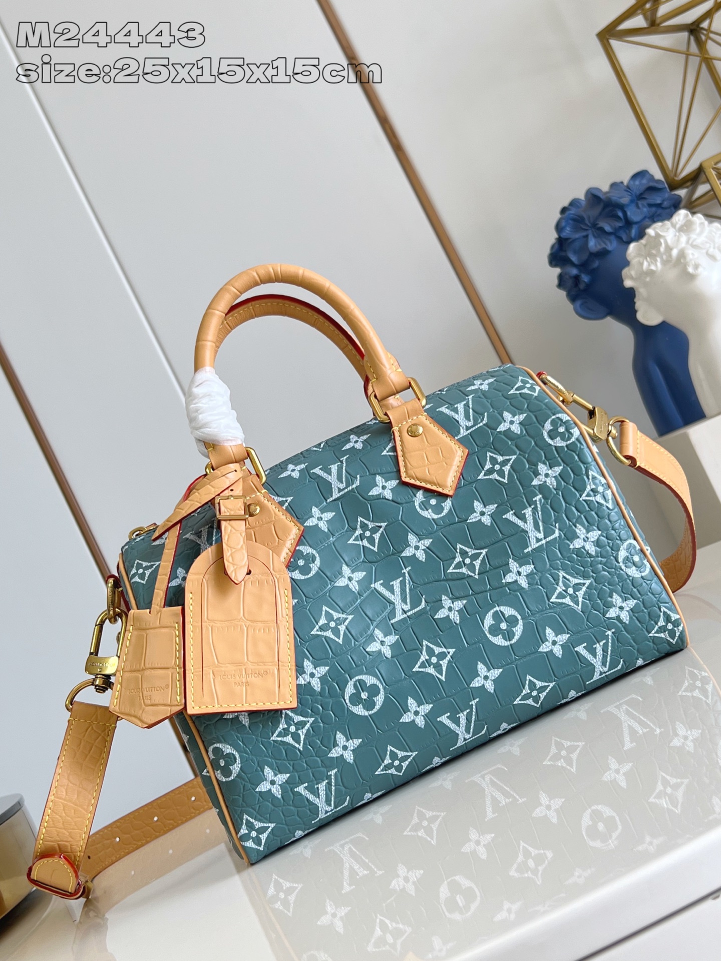 루이비통 M24443 블루 스피디 핸드백 모노그램 Louis Vuitton Bag